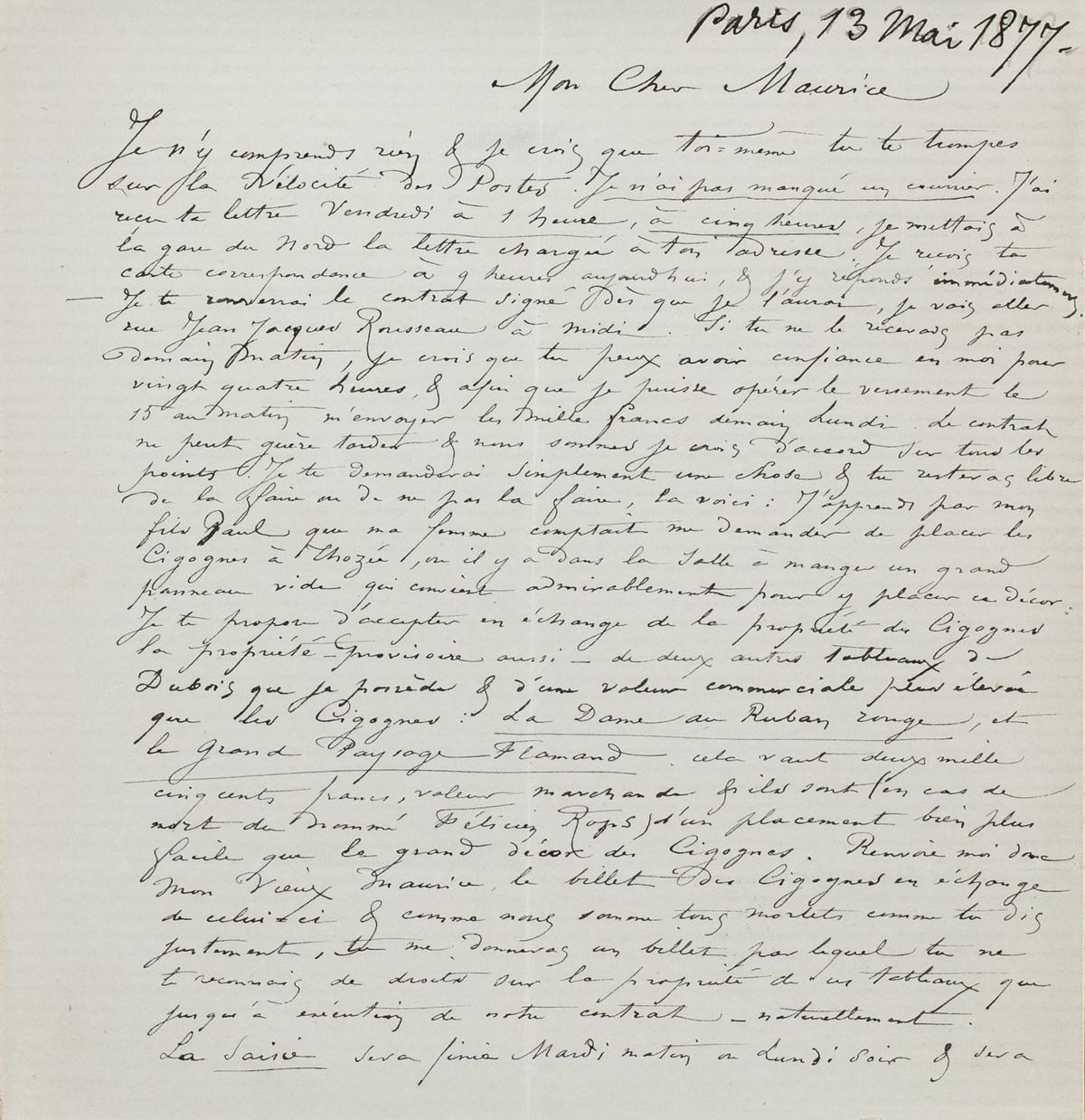 Illustration de la lettre