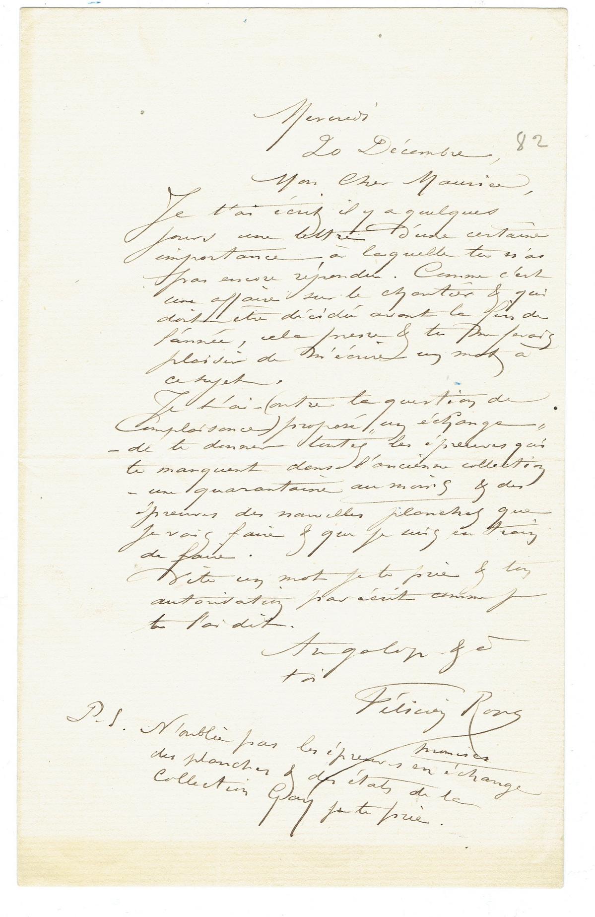 Illustration de la lettre