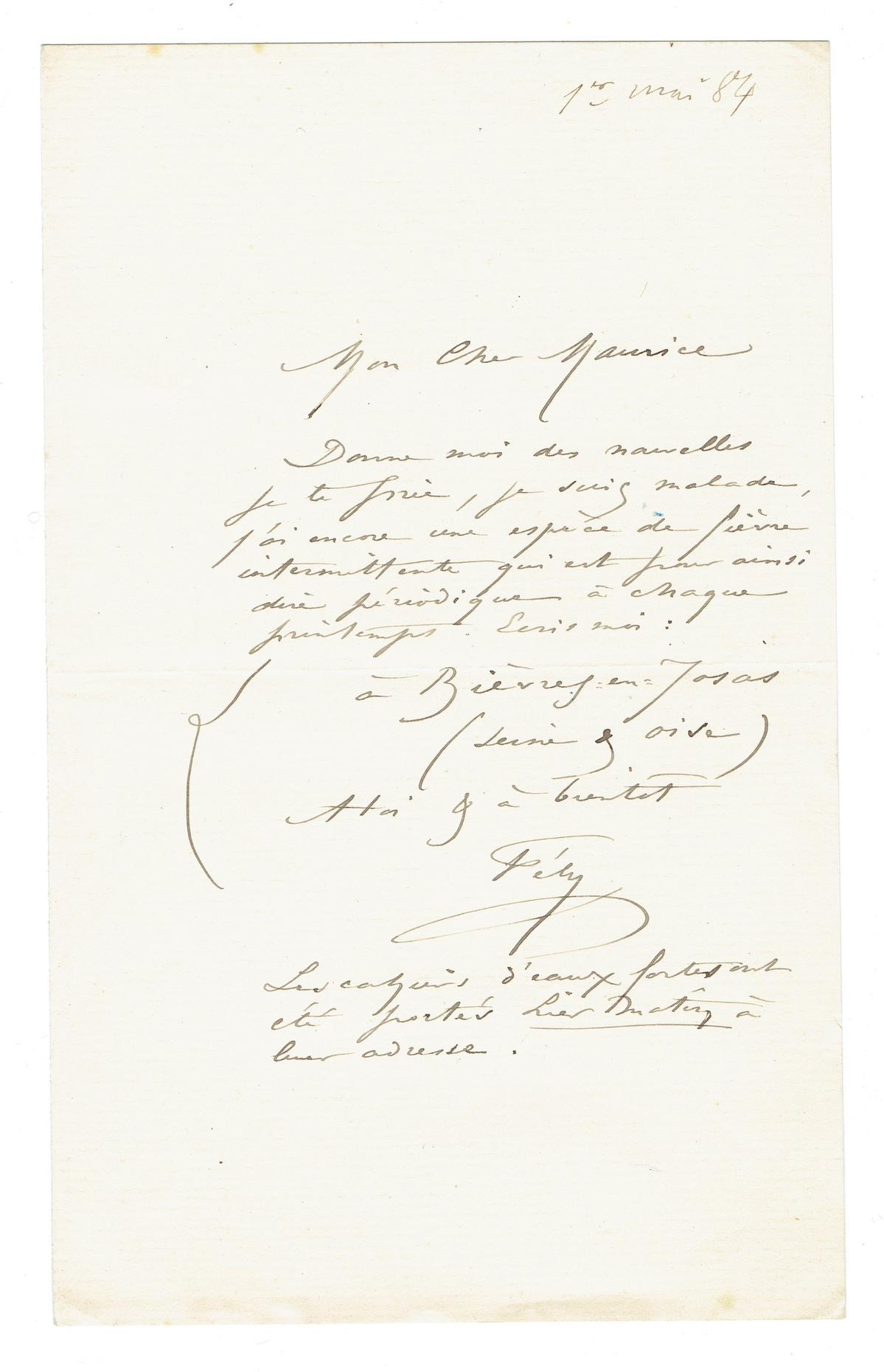 Illustration de la lettre