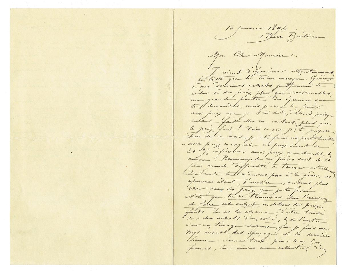 Illustration de la lettre