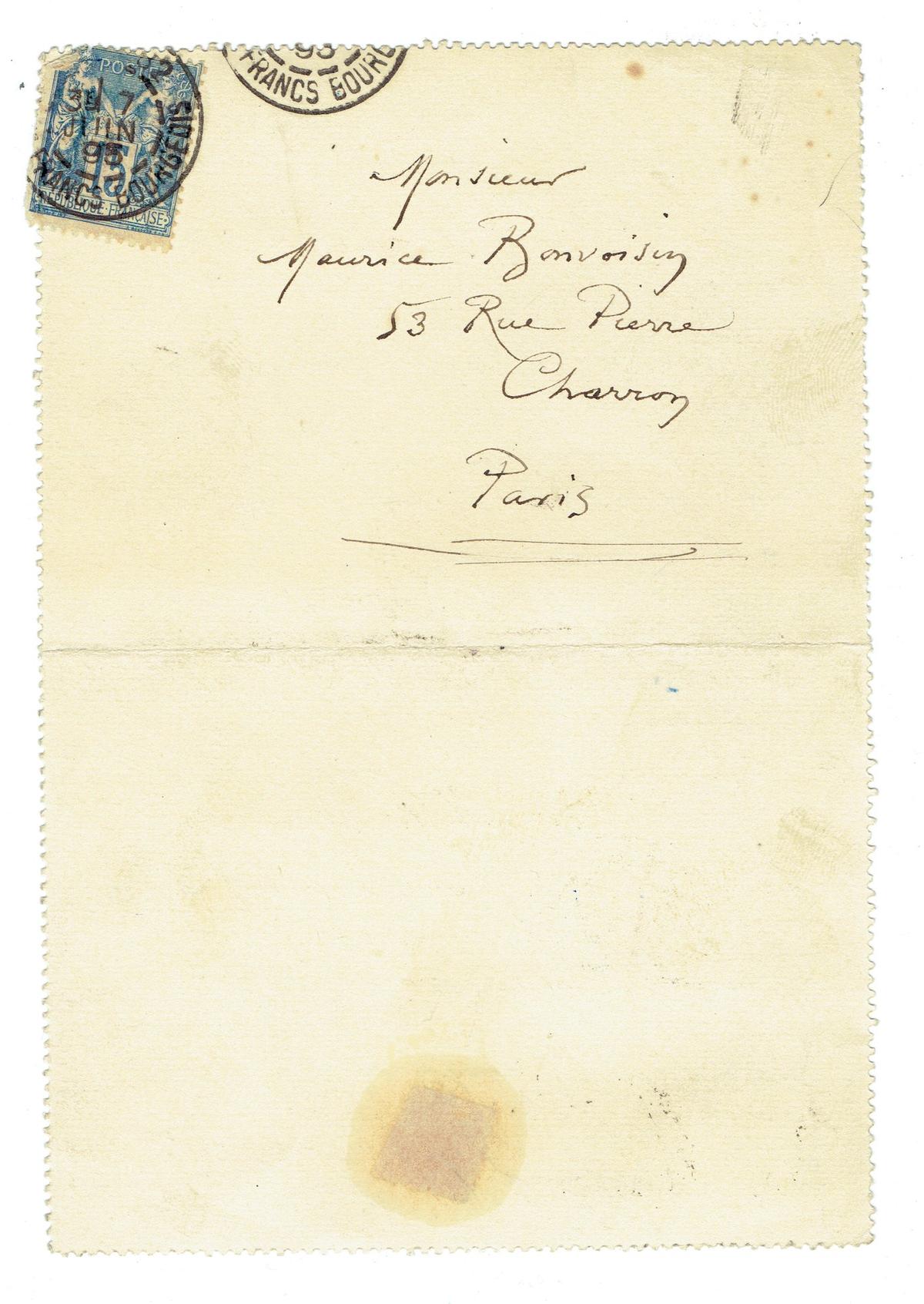 Illustration de la lettre