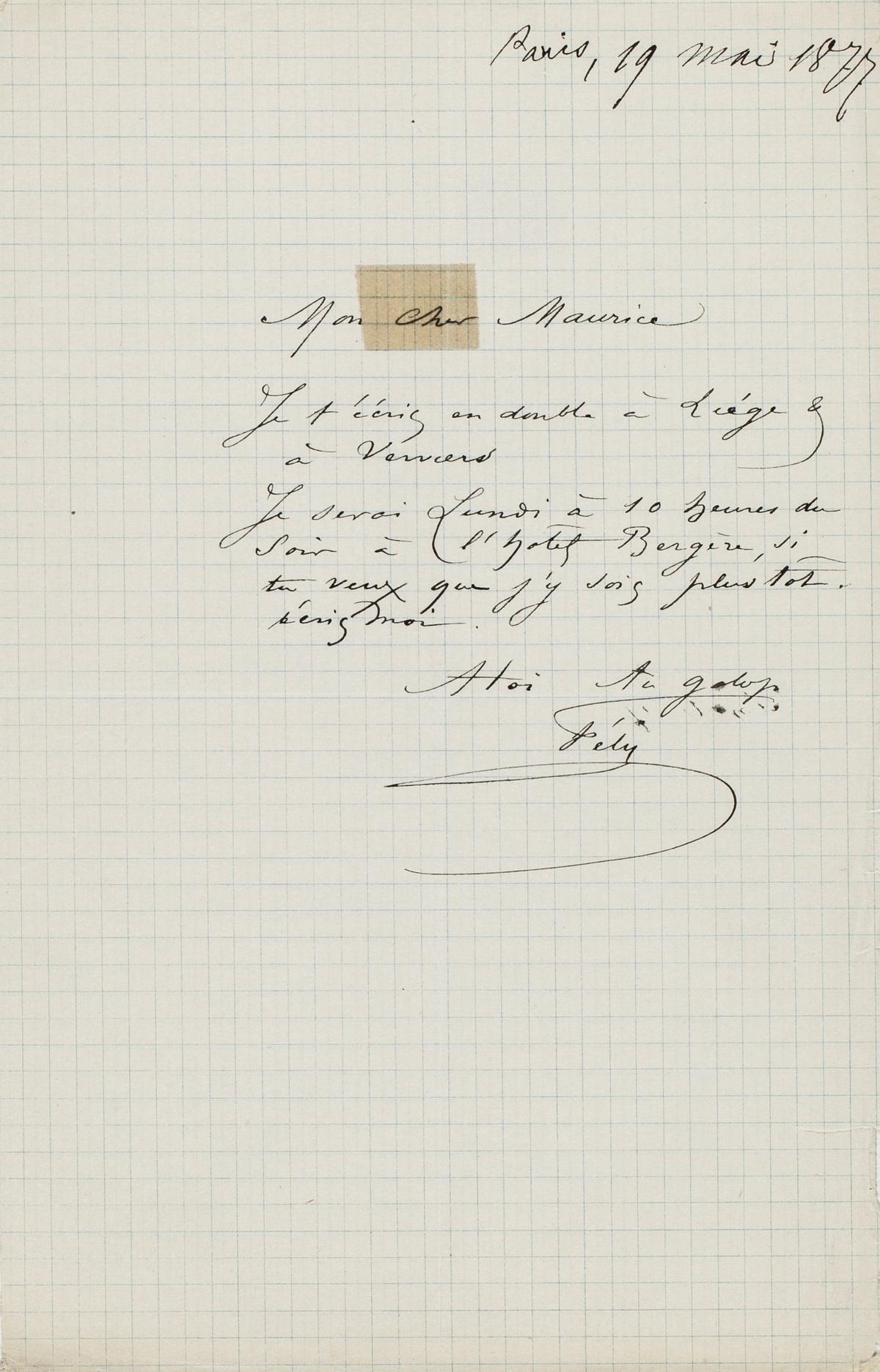 Illustration de la lettre