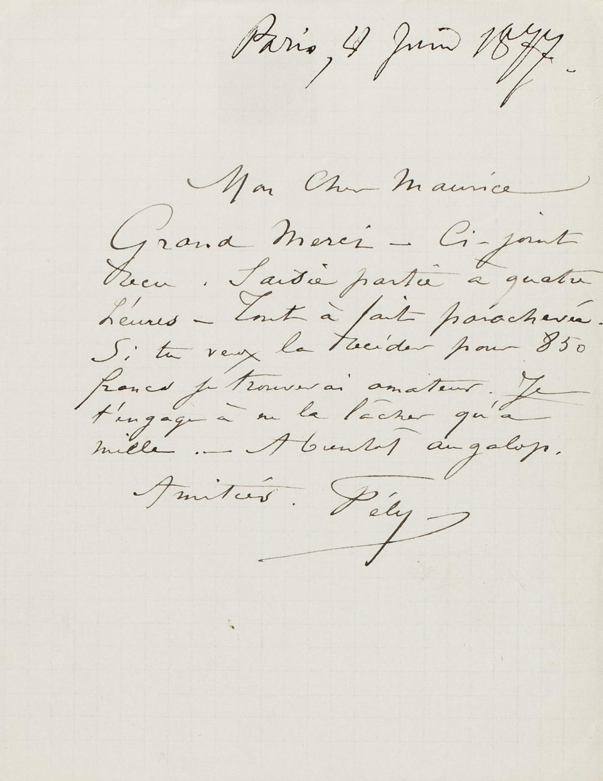 Illustration de la lettre