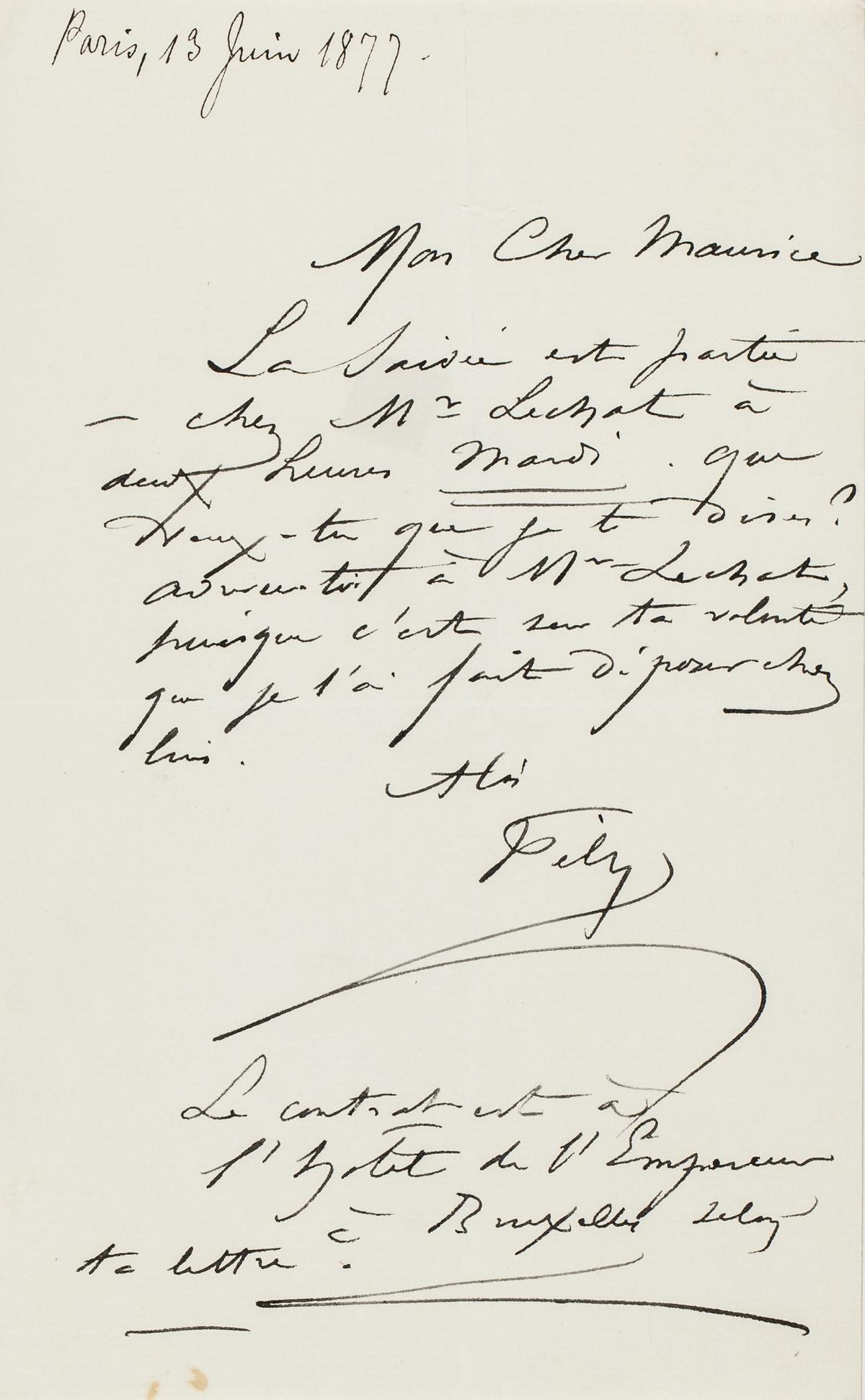 Illustration de la lettre