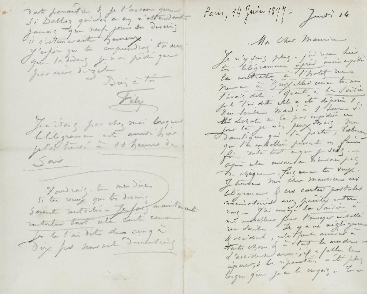 Illustration de la lettre