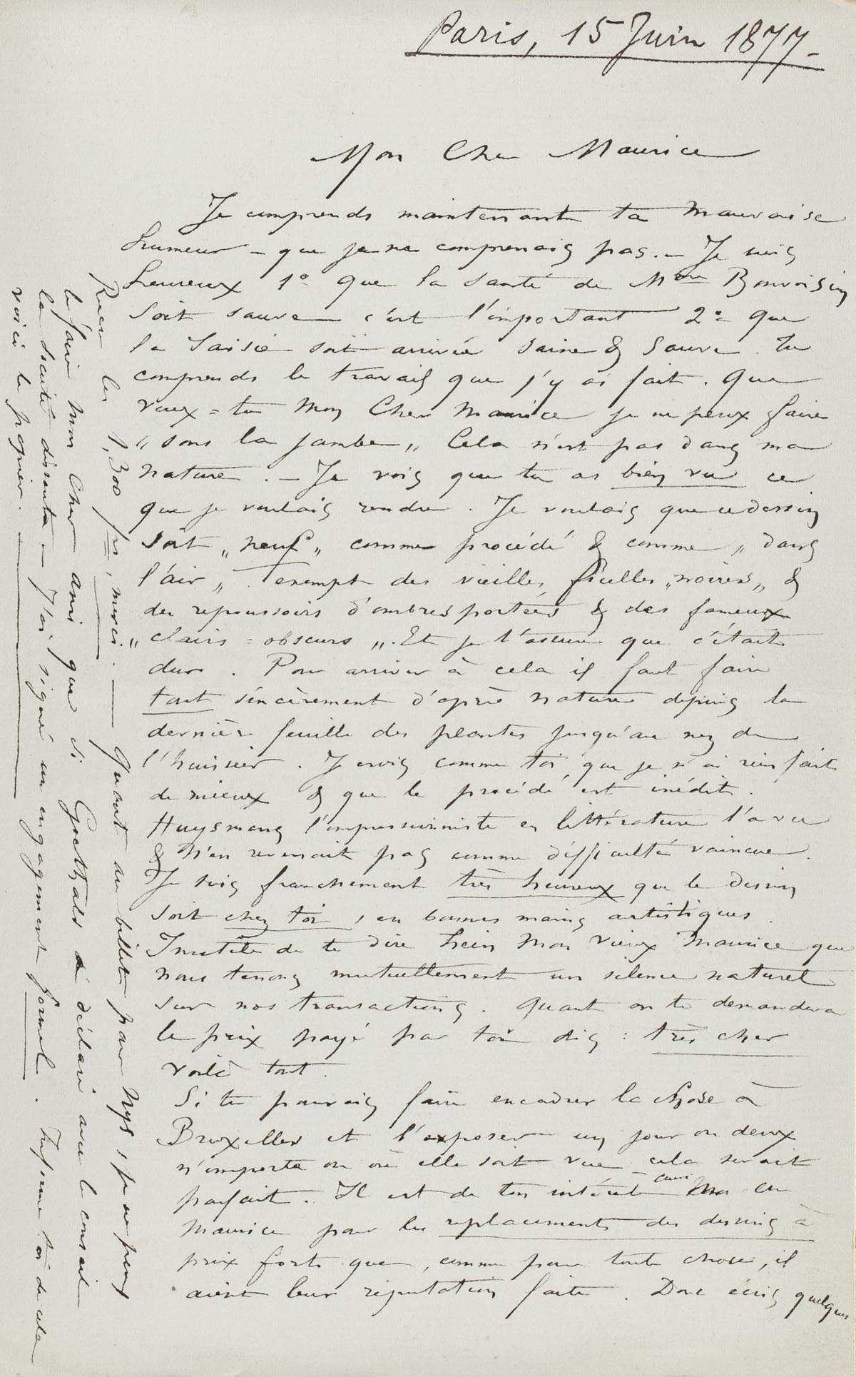 Illustration de la lettre