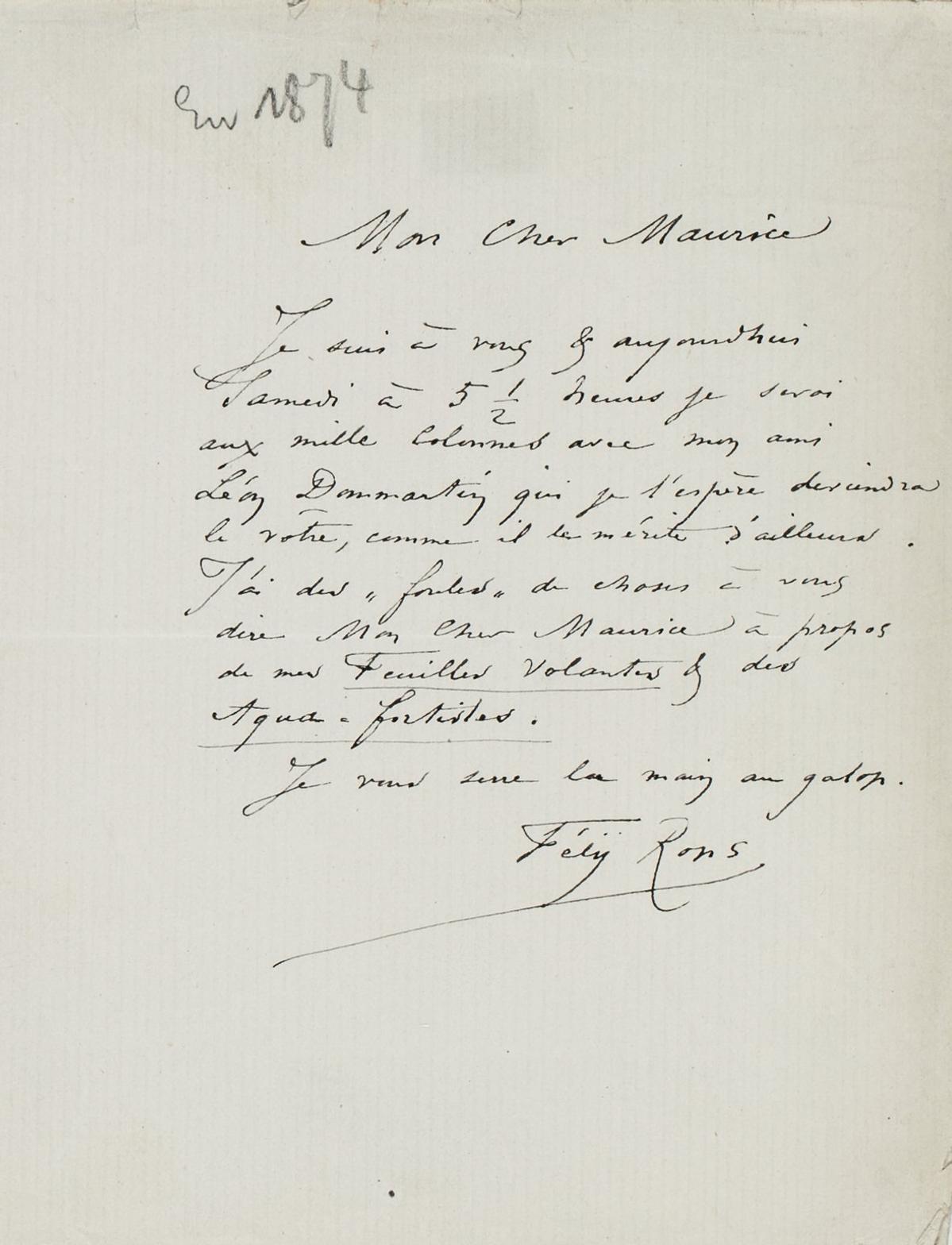 Illustration de la lettre