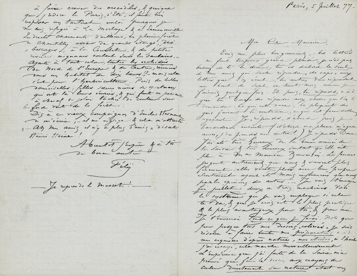 Illustration de la lettre