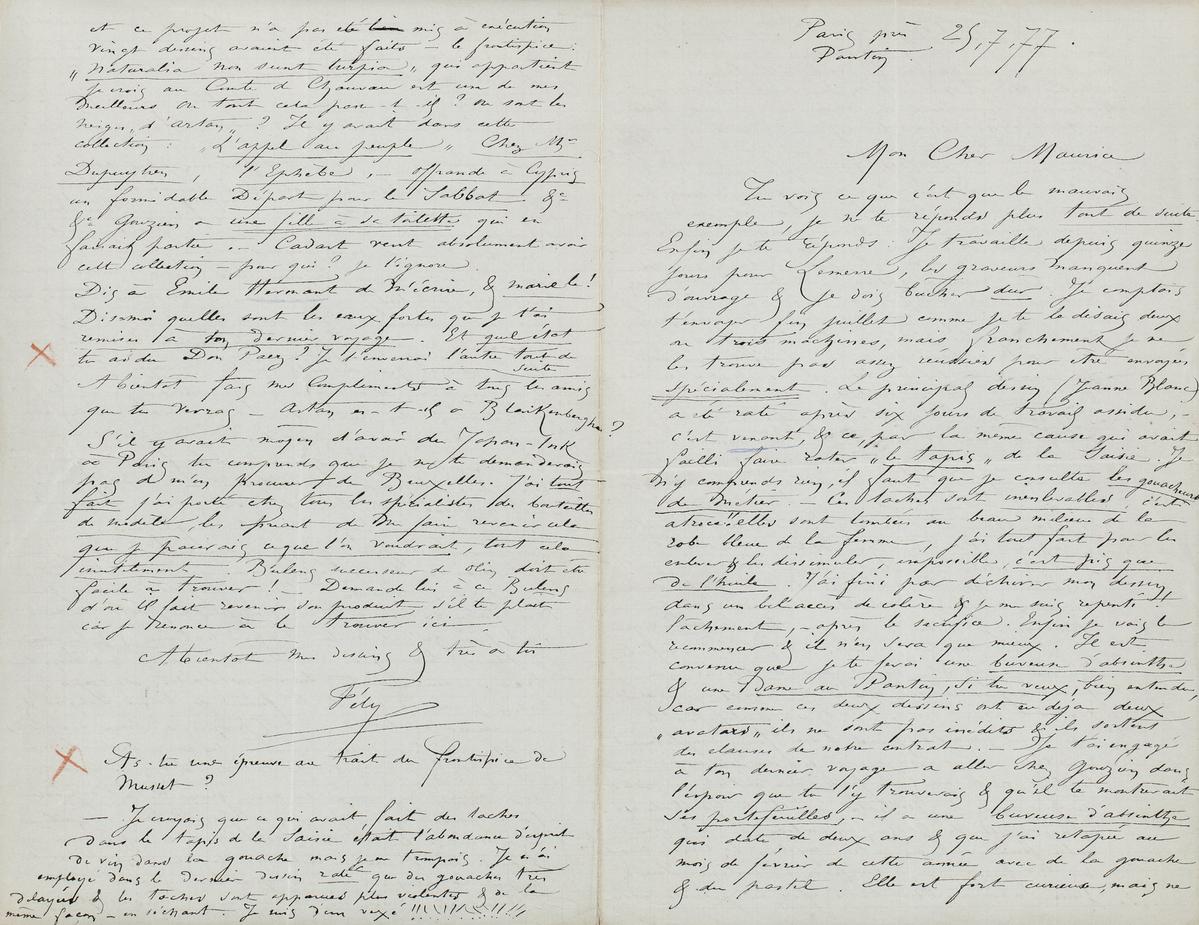 Illustration de la lettre