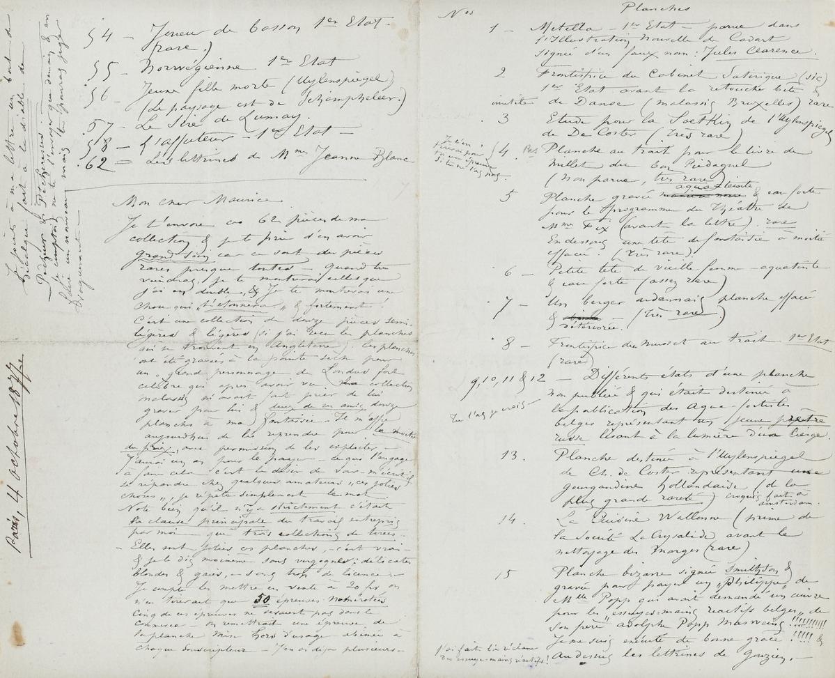 Illustration de la lettre