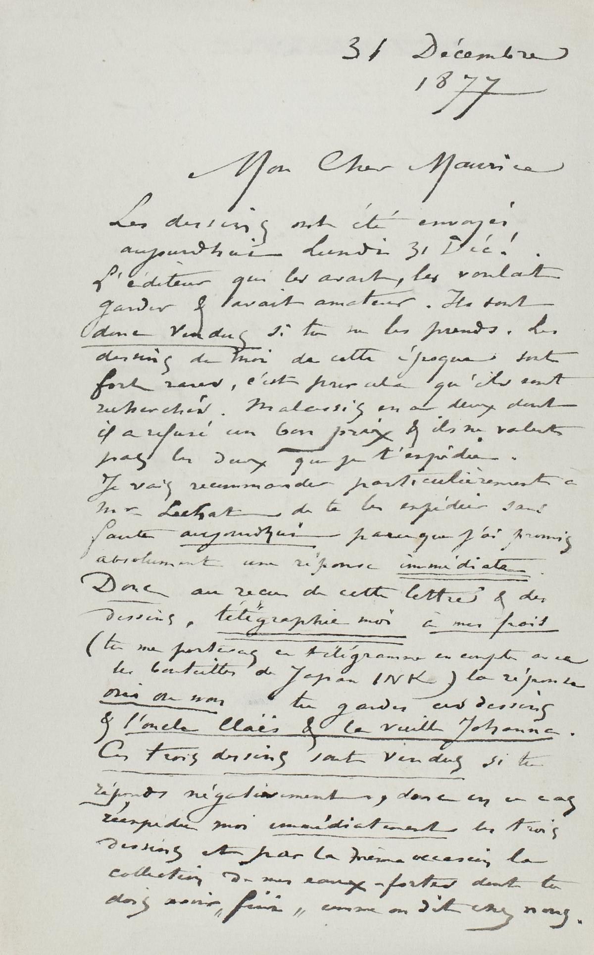 Illustration de la lettre