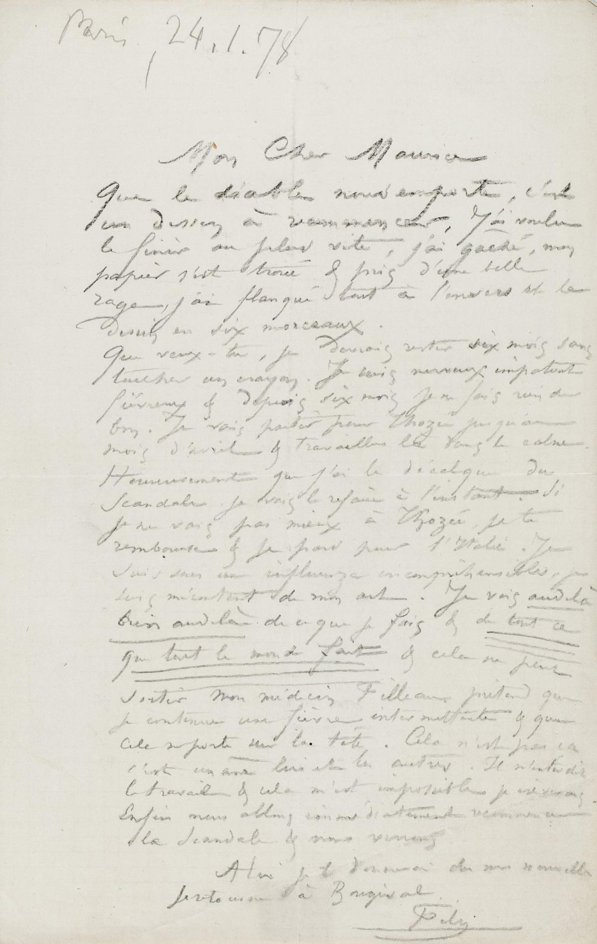 Illustration de la lettre