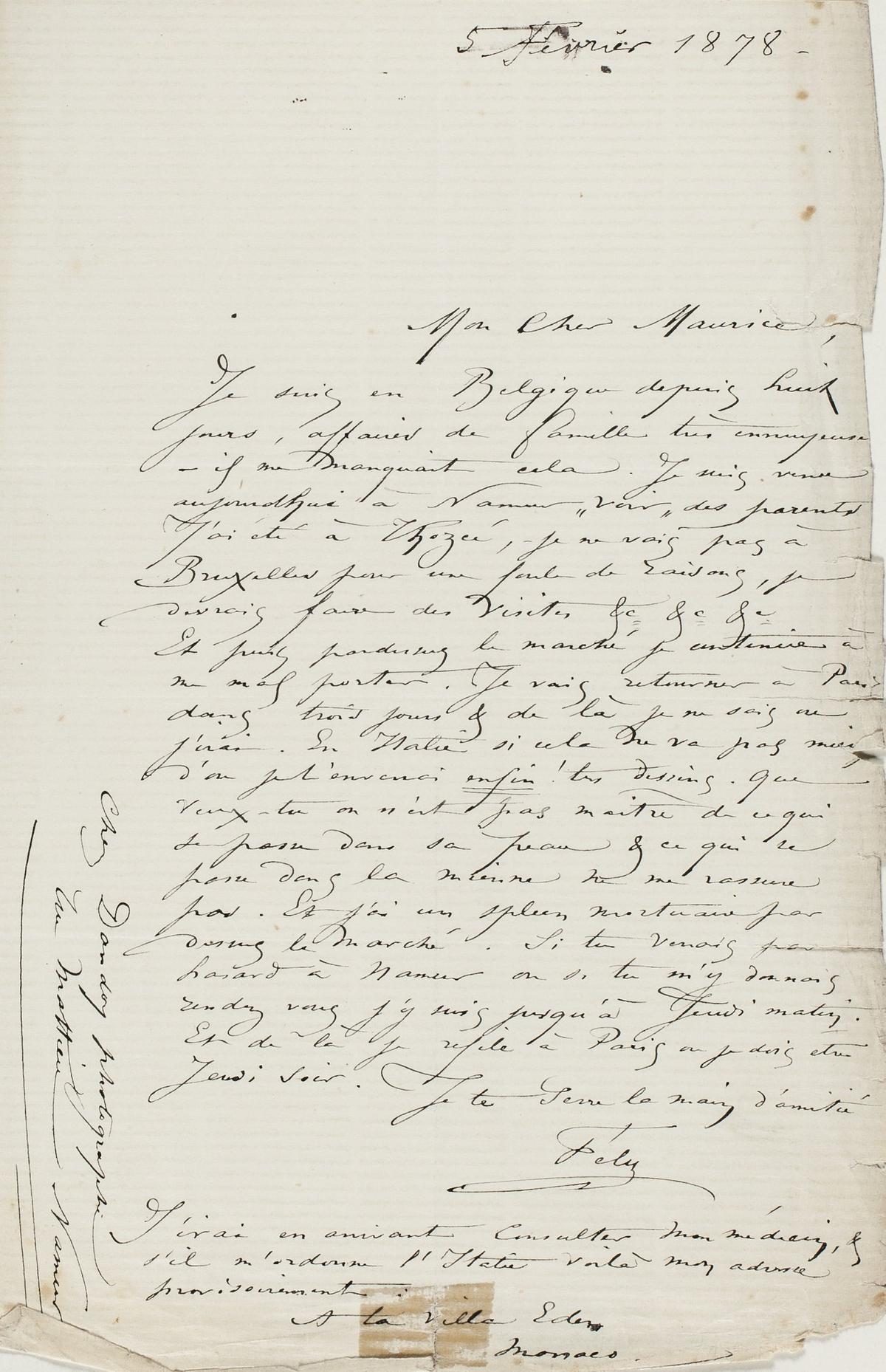 Illustration de la lettre