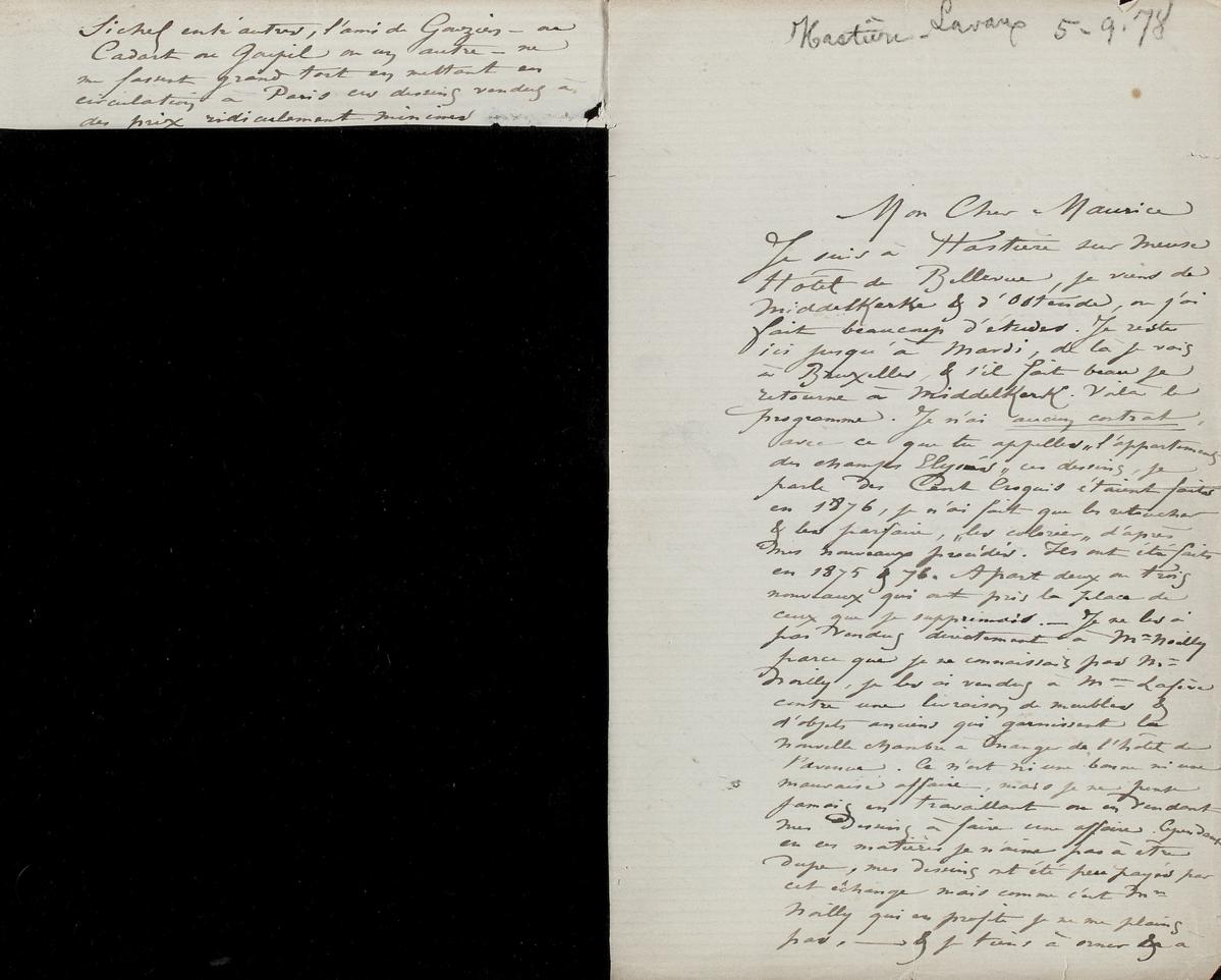 Illustration de la lettre