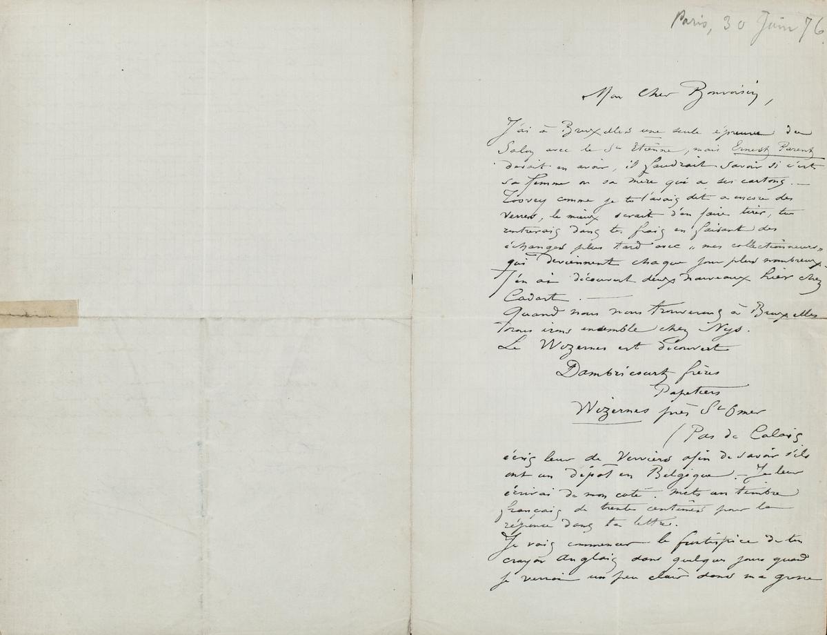 Illustration de la lettre