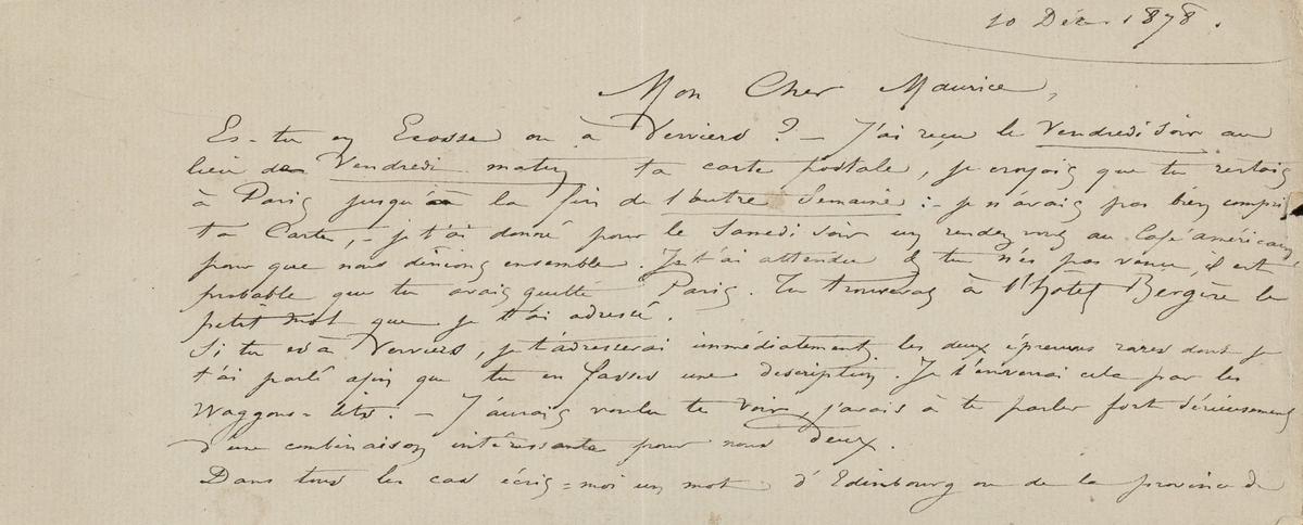 Illustration de la lettre