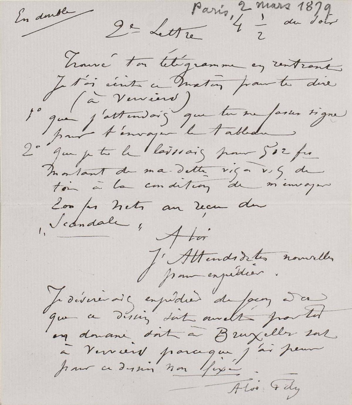 Illustration de la lettre