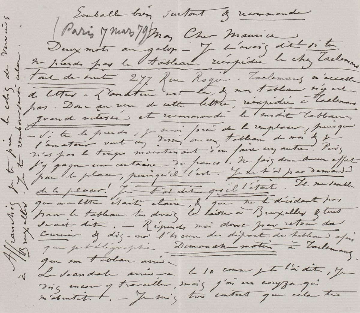 Illustration de la lettre