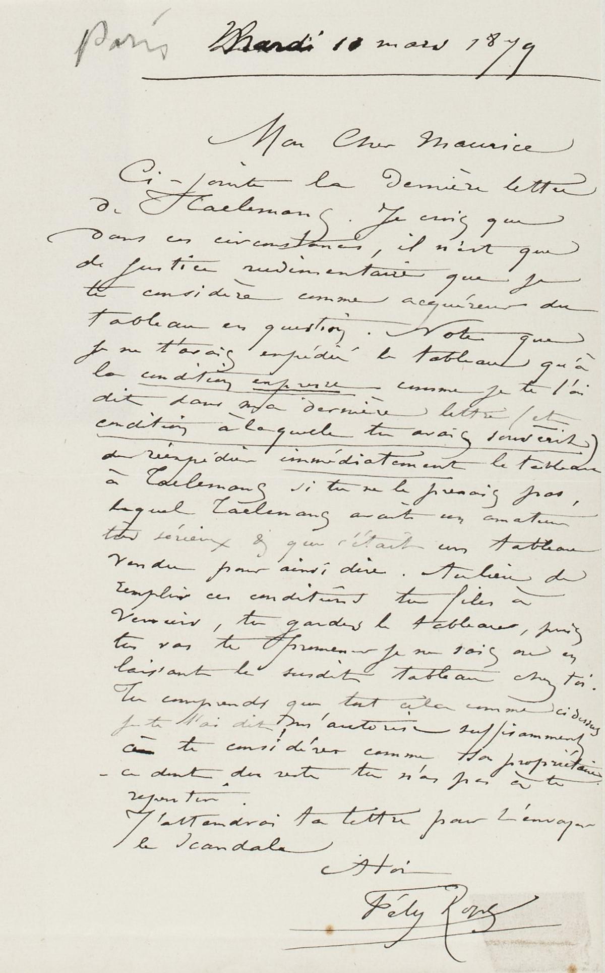 Illustration de la lettre