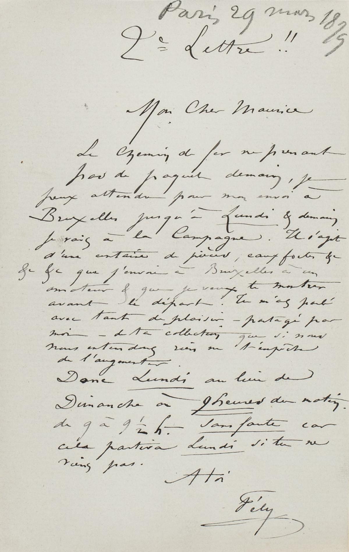 Illustration de la lettre