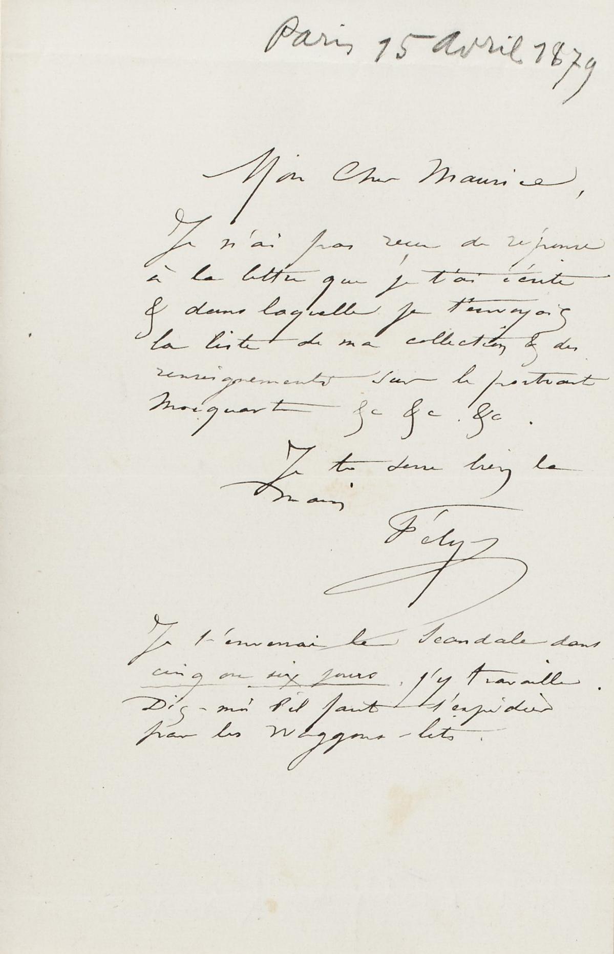 Illustration de la lettre