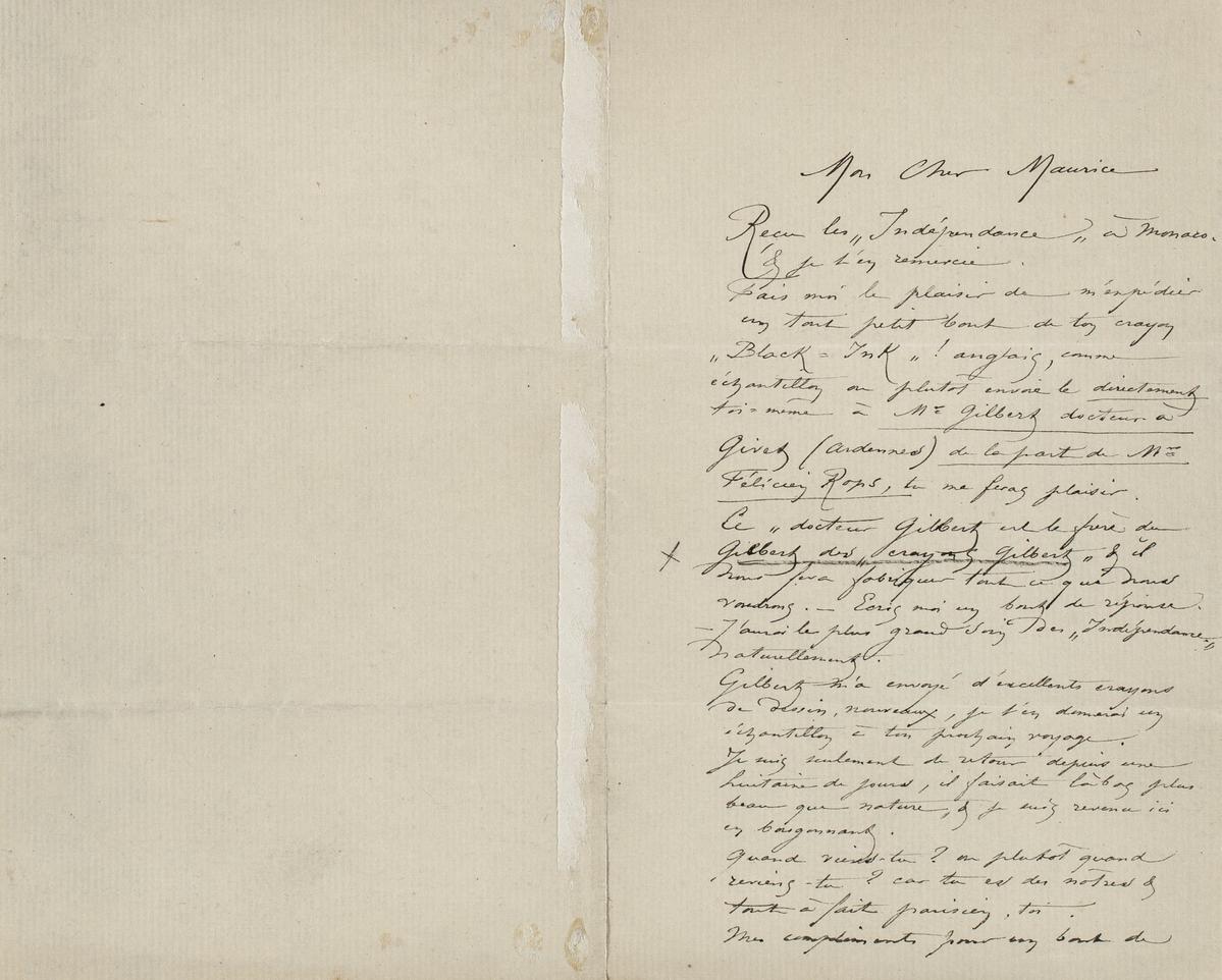 Illustration de la lettre