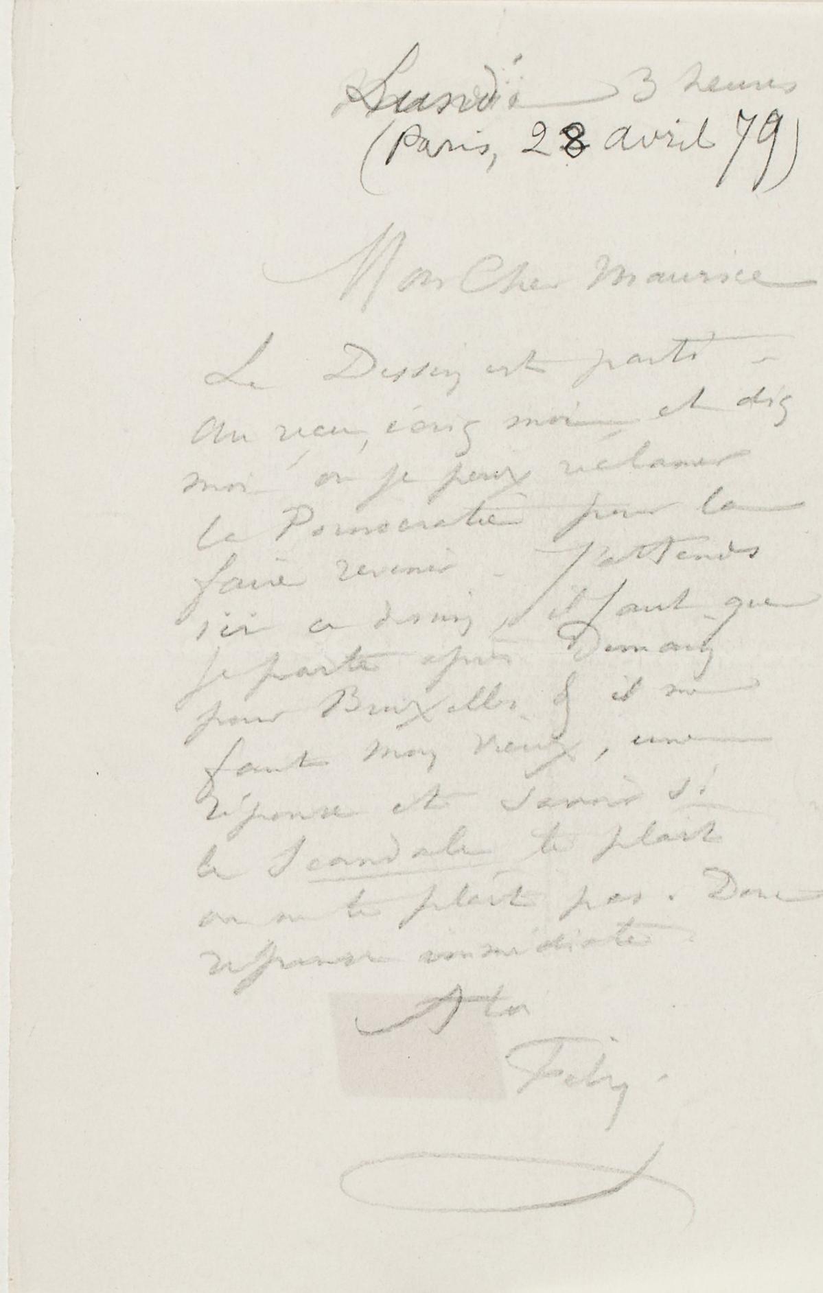 Illustration de la lettre