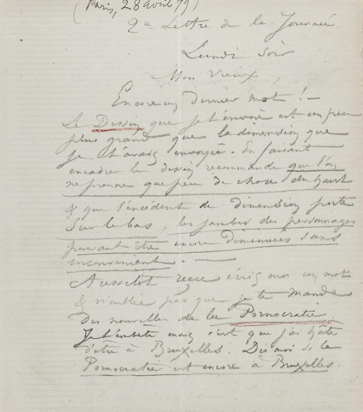 Illustration de la lettre