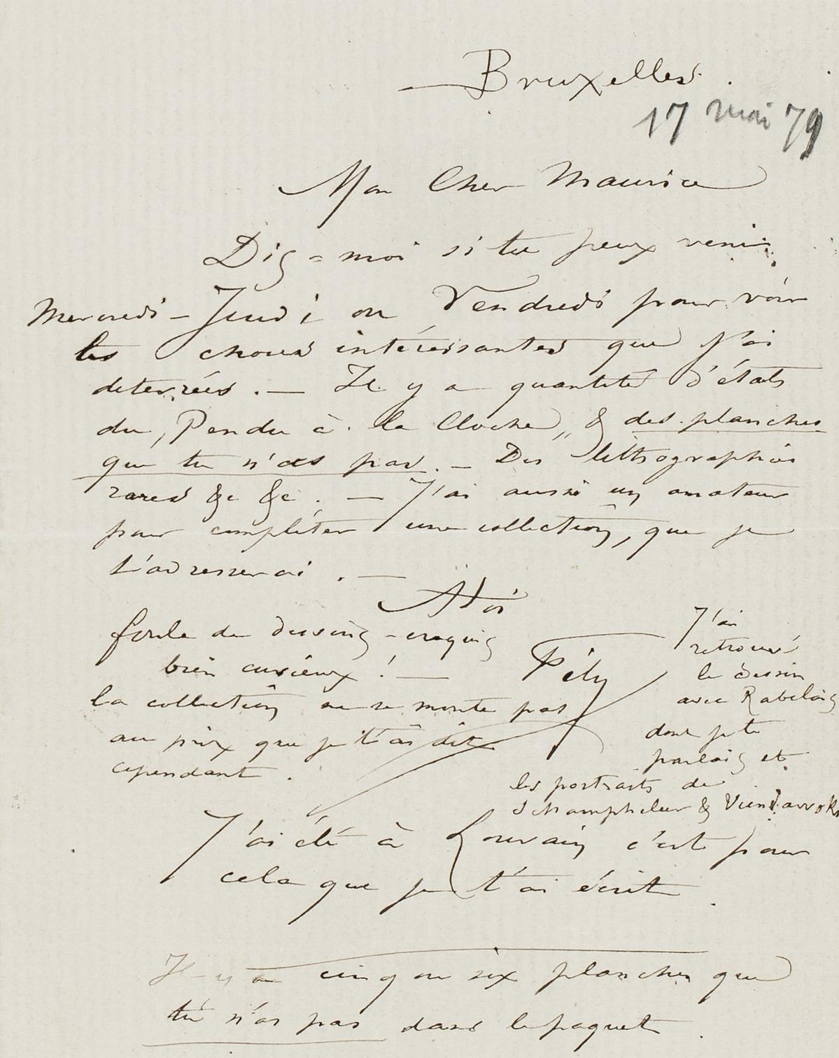 Illustration de la lettre