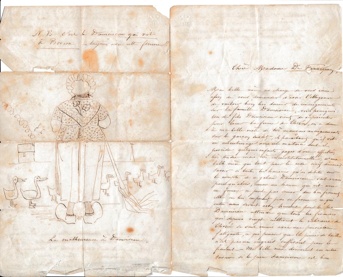 Illustration de la lettre