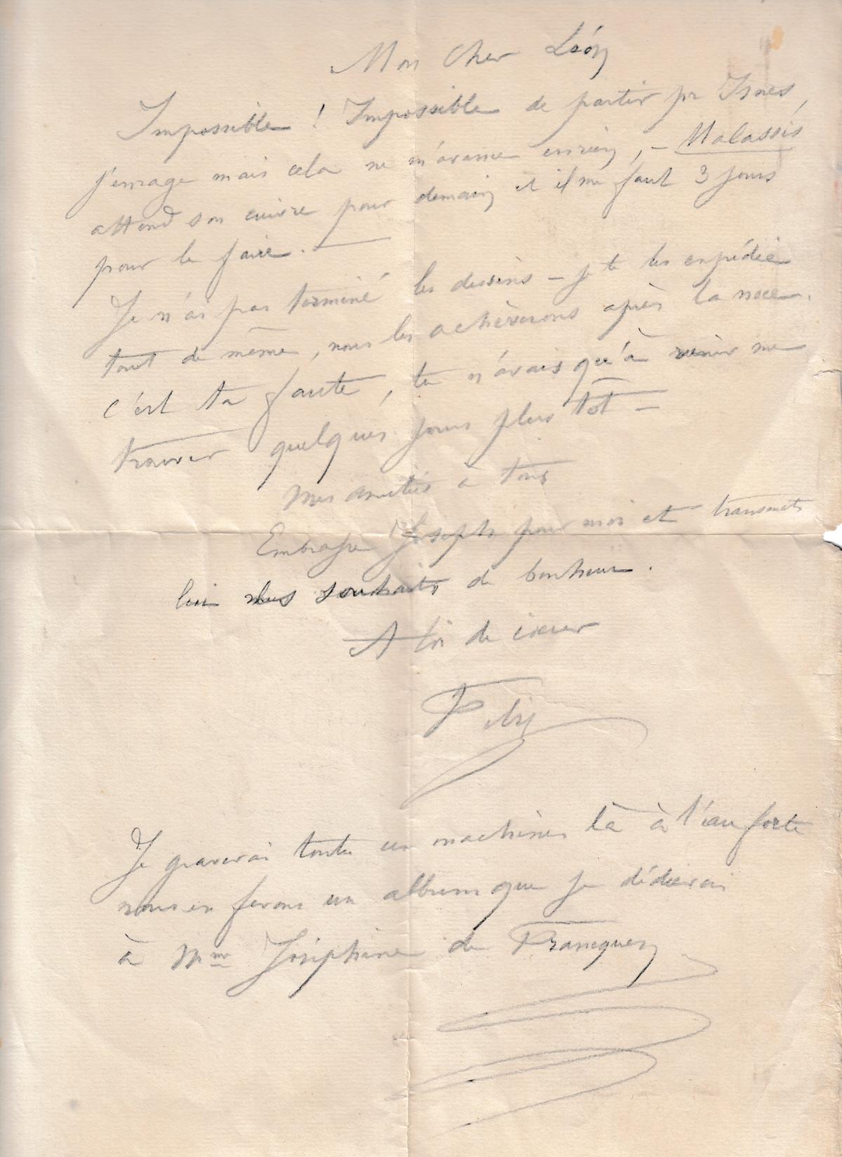 Illustration de la lettre