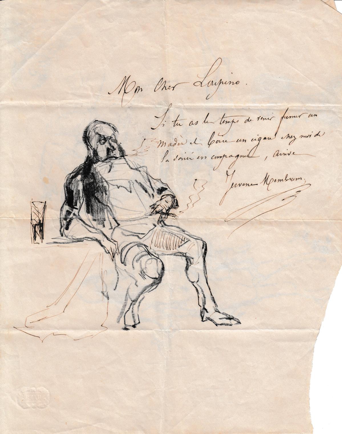 Illustration de la lettre