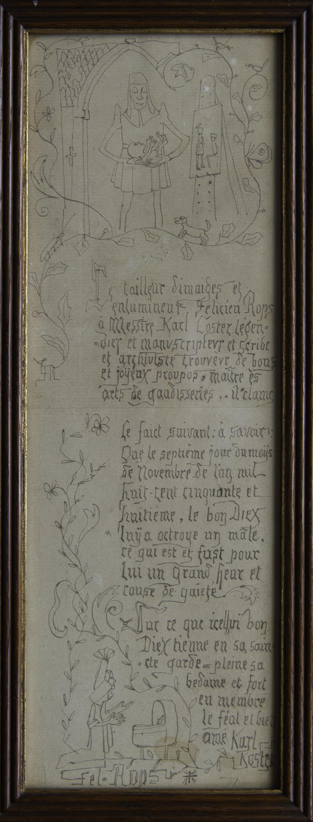 Illustration de la lettre