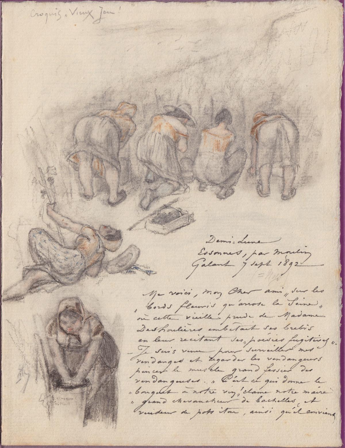 Illustration de la lettre