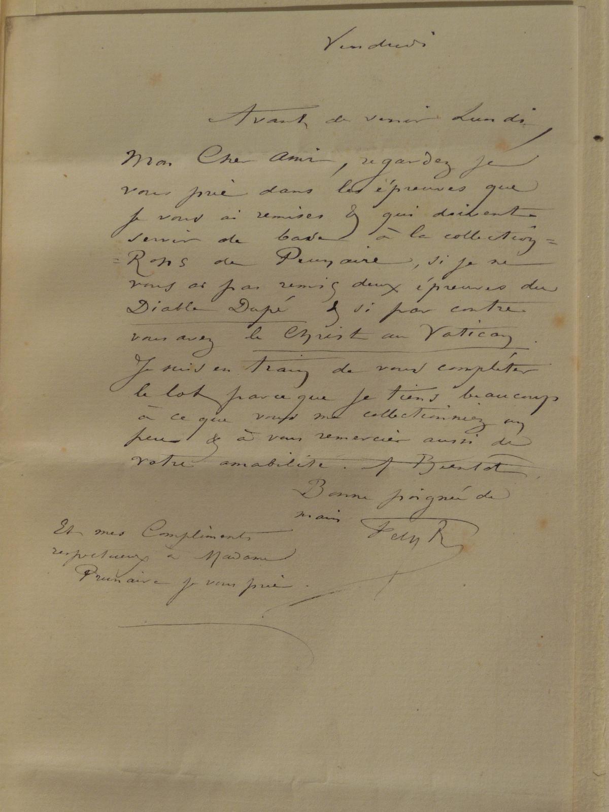 Illustration de la lettre