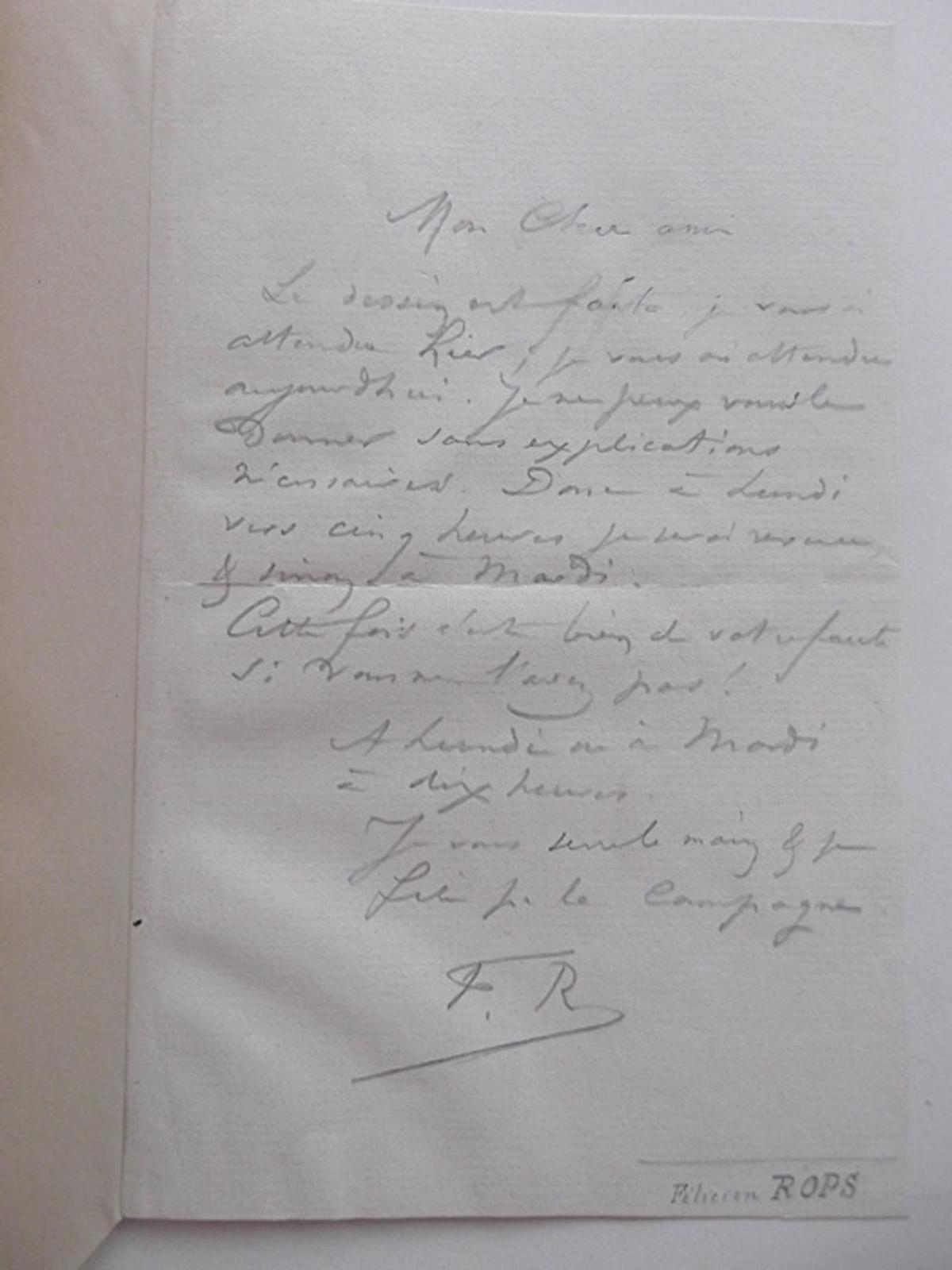 Illustration de la lettre