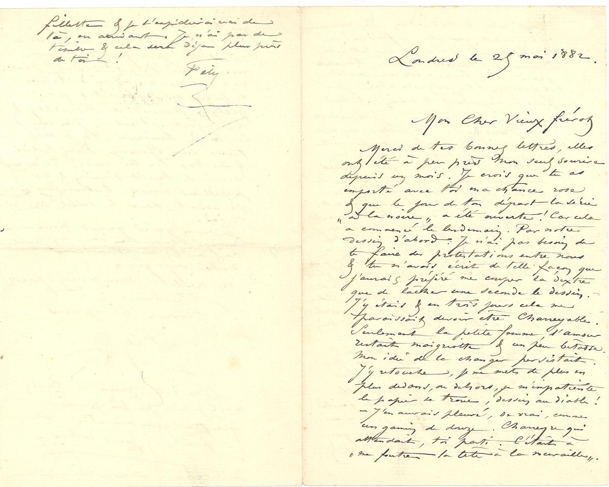 Illustration de la lettre