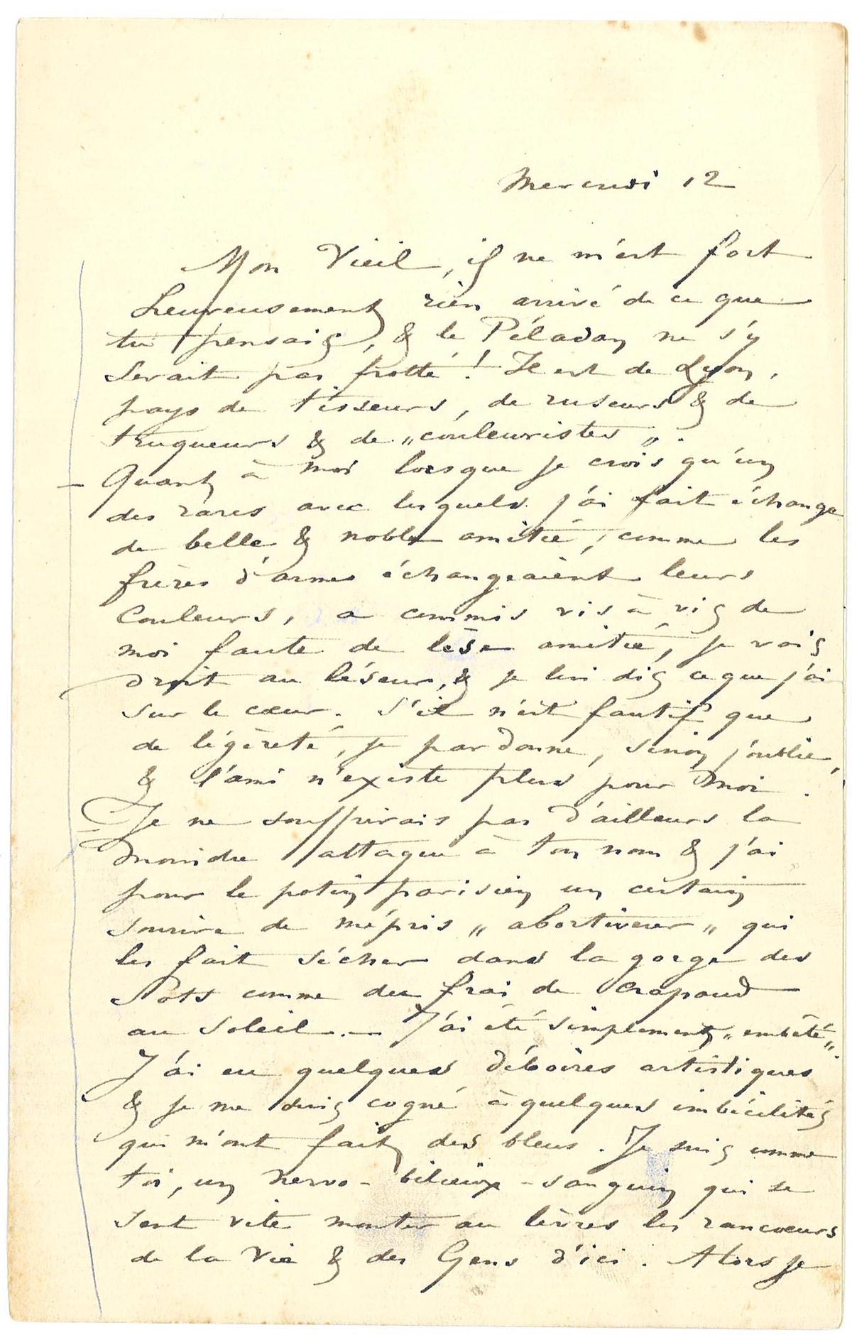 Illustration de la lettre