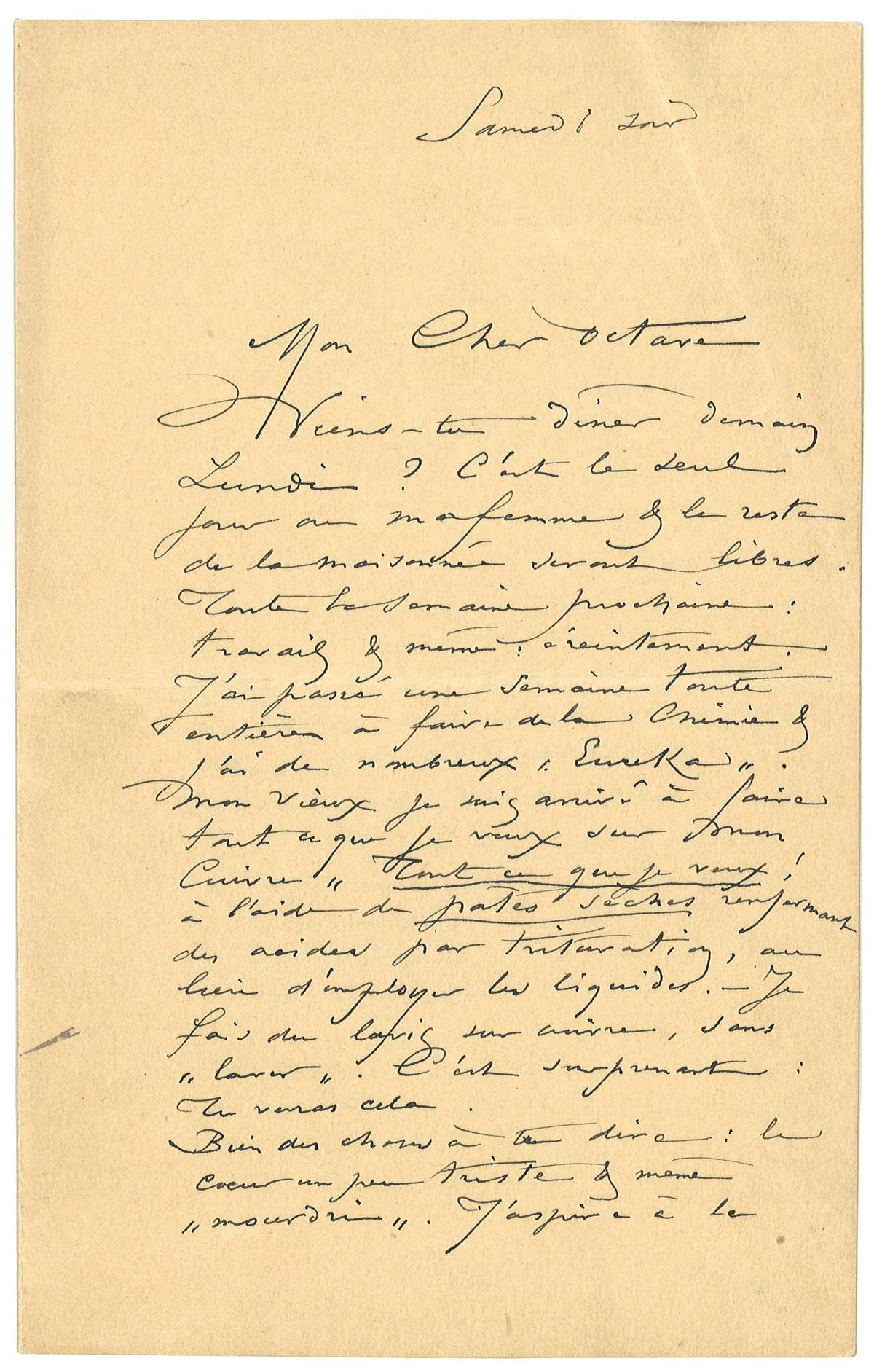 Illustration de la lettre