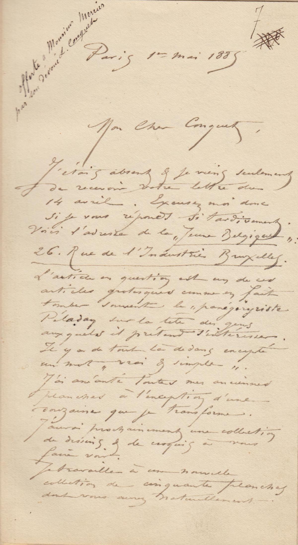 Illustration de la lettre