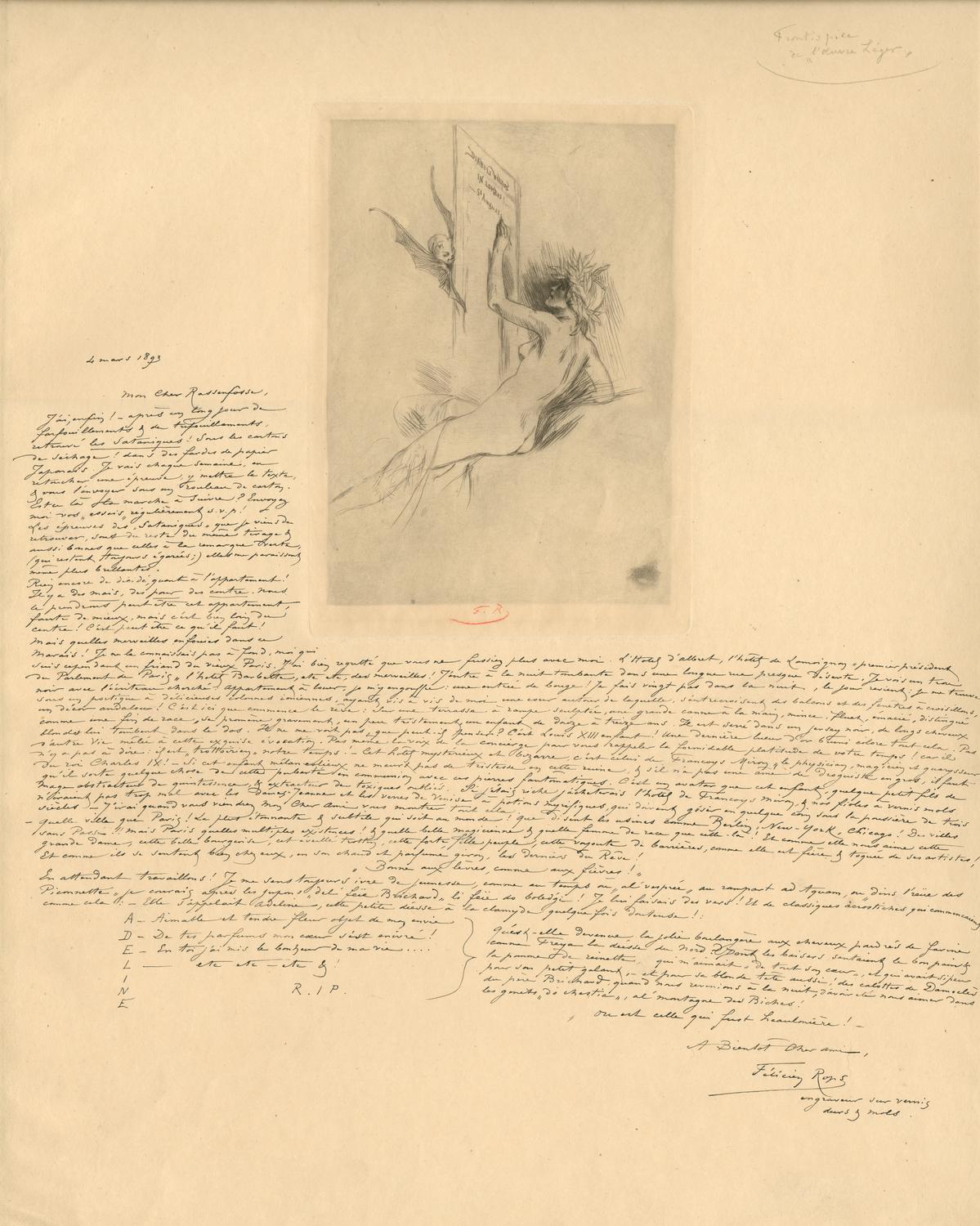 Illustration de la lettre