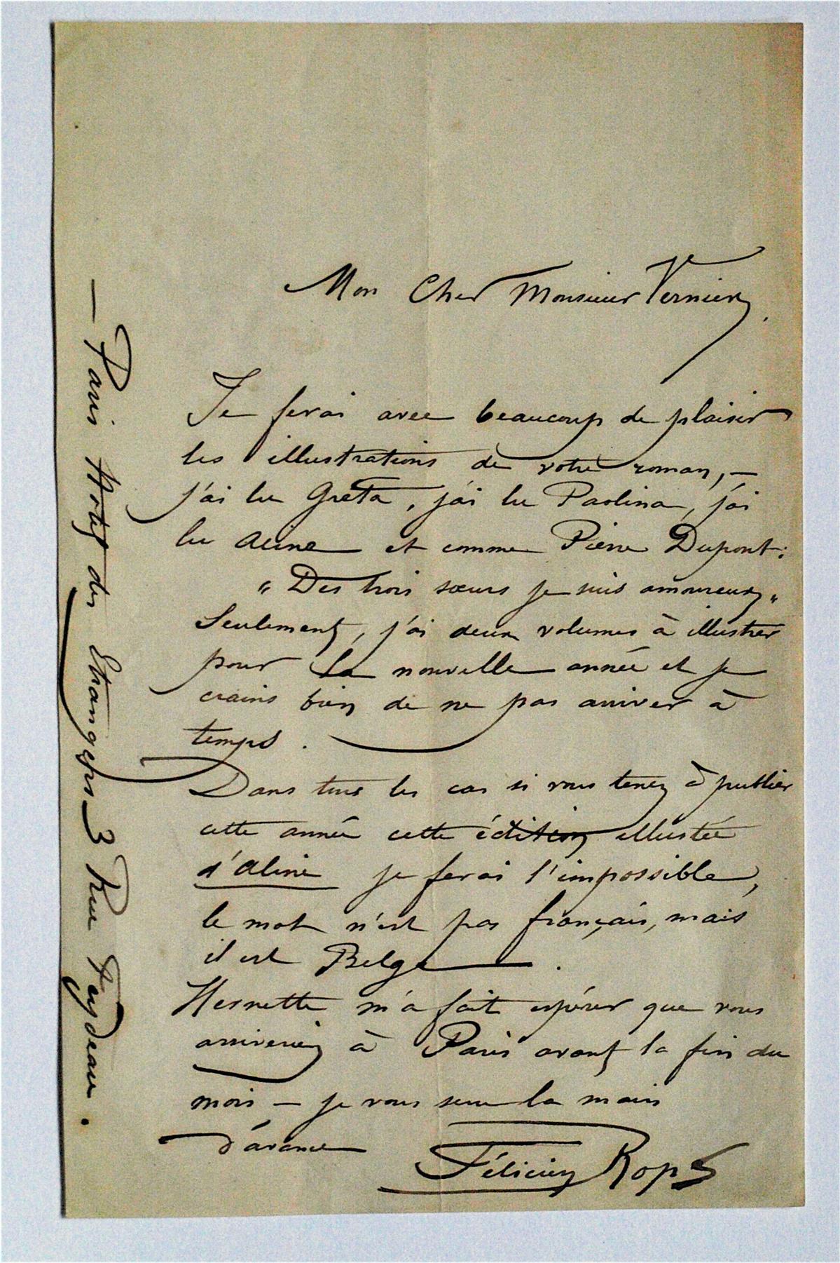 Illustration de la lettre