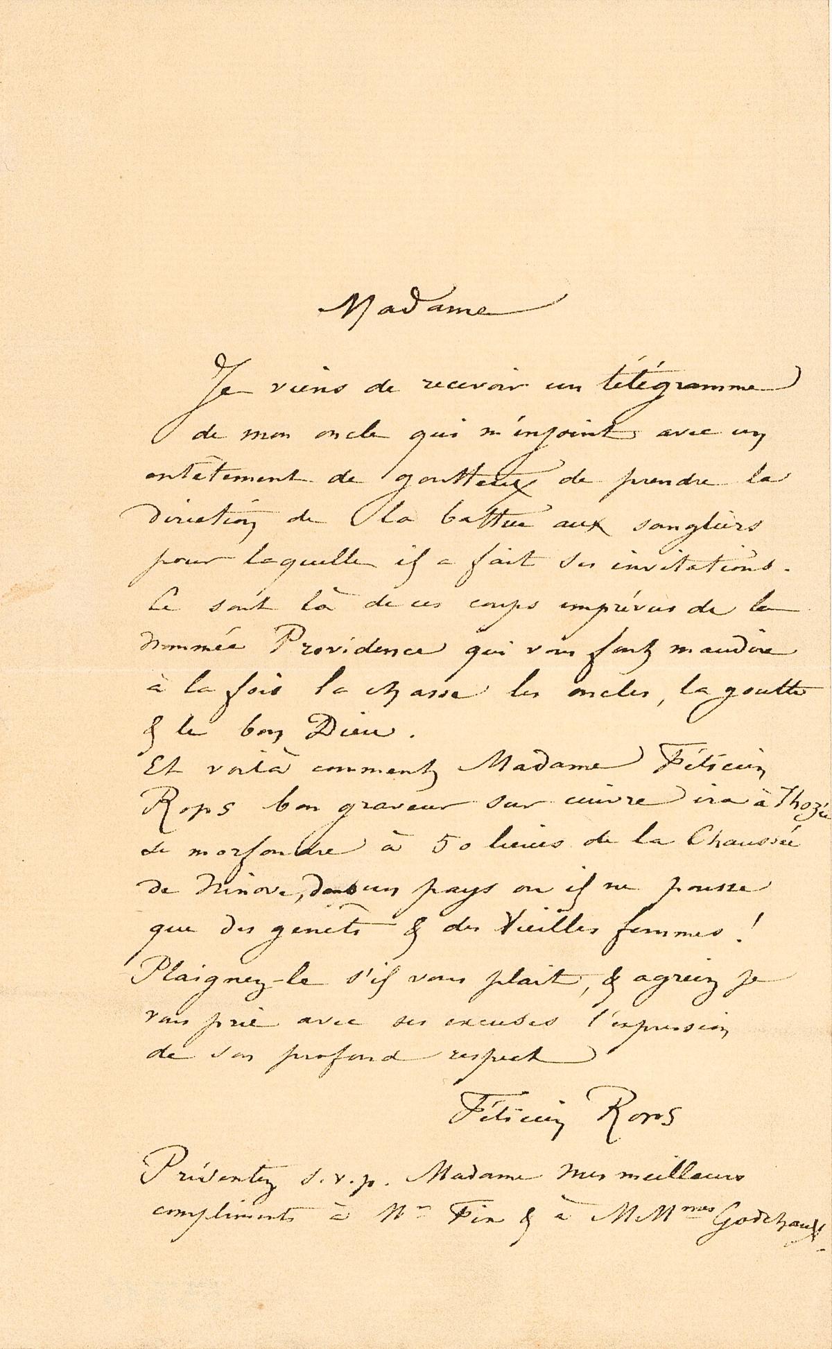 Illustration de la lettre