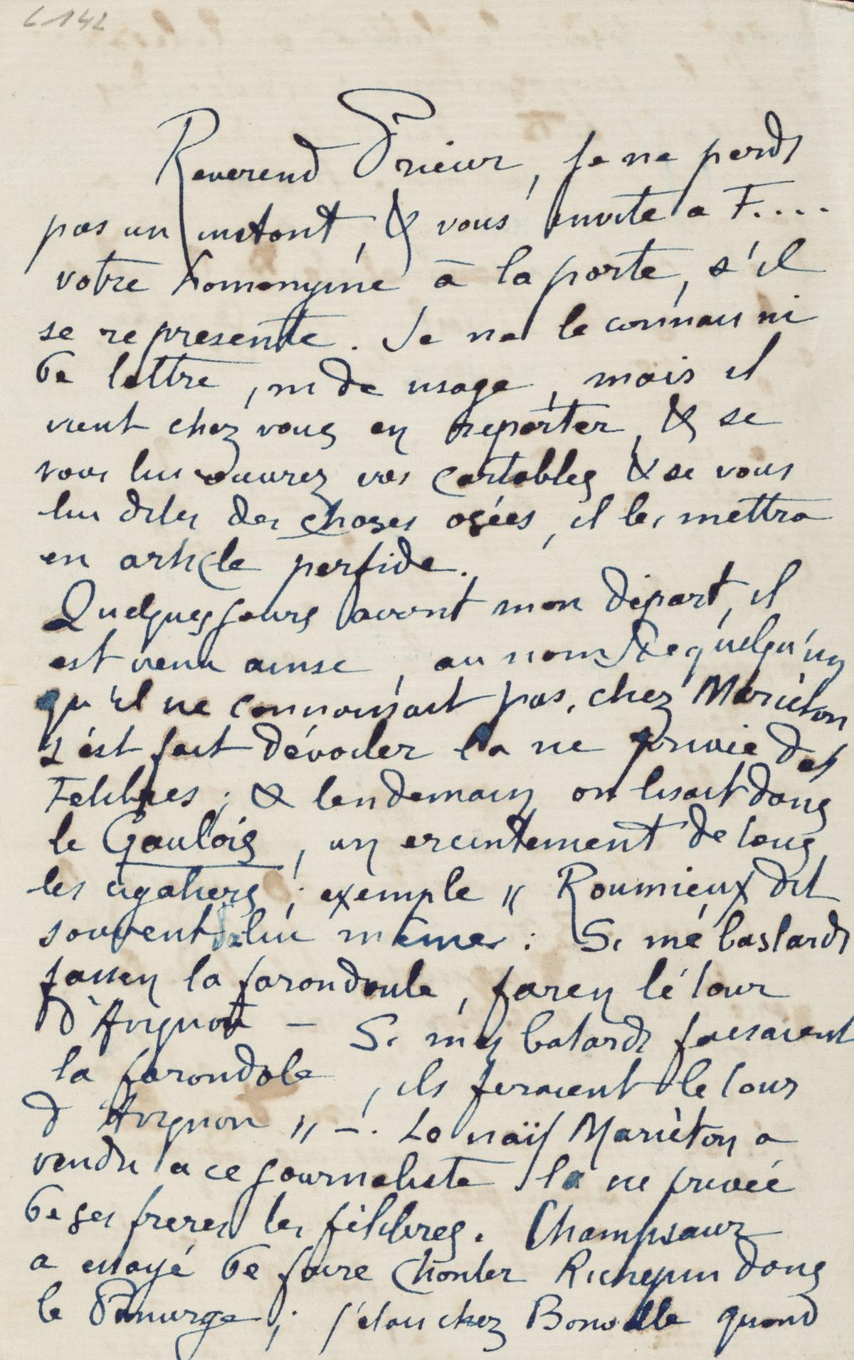 Illustration de la lettre