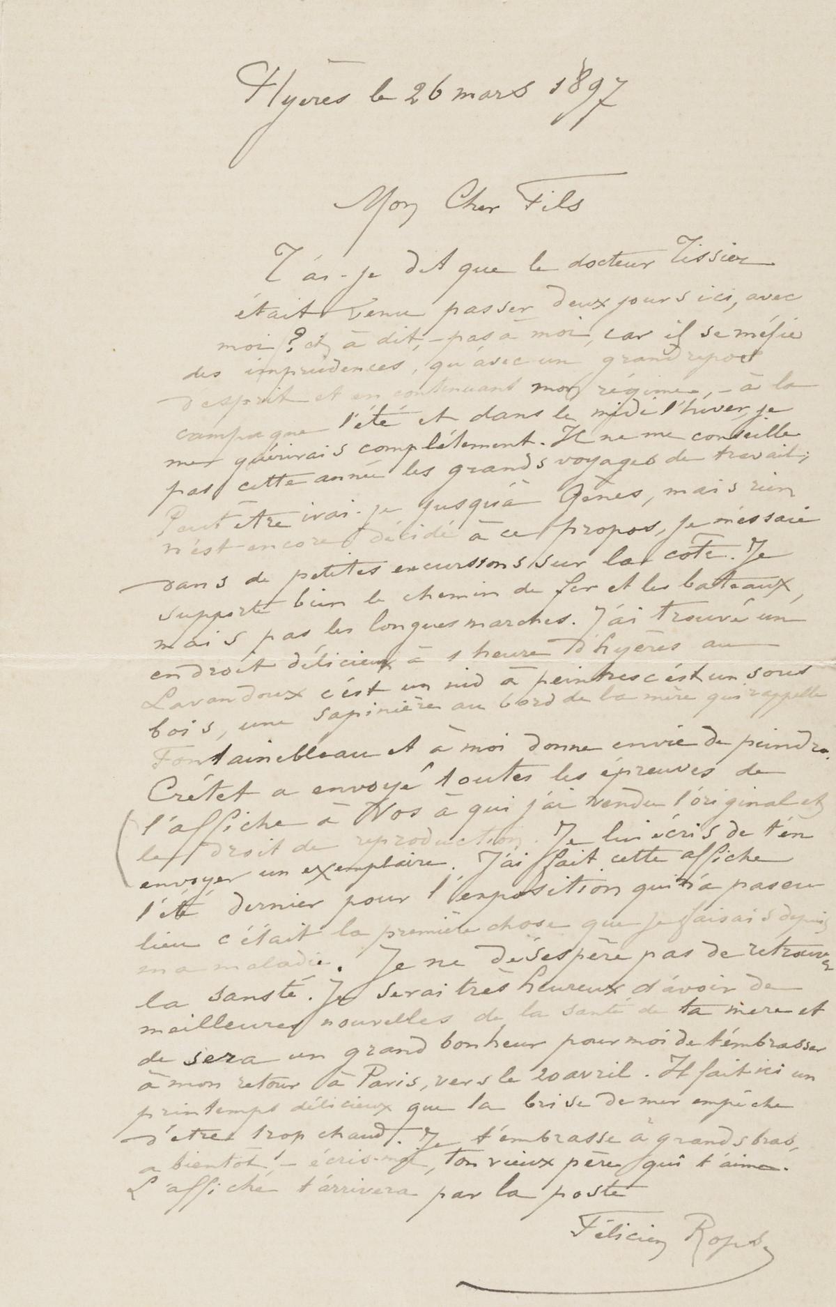 Illustration de la lettre