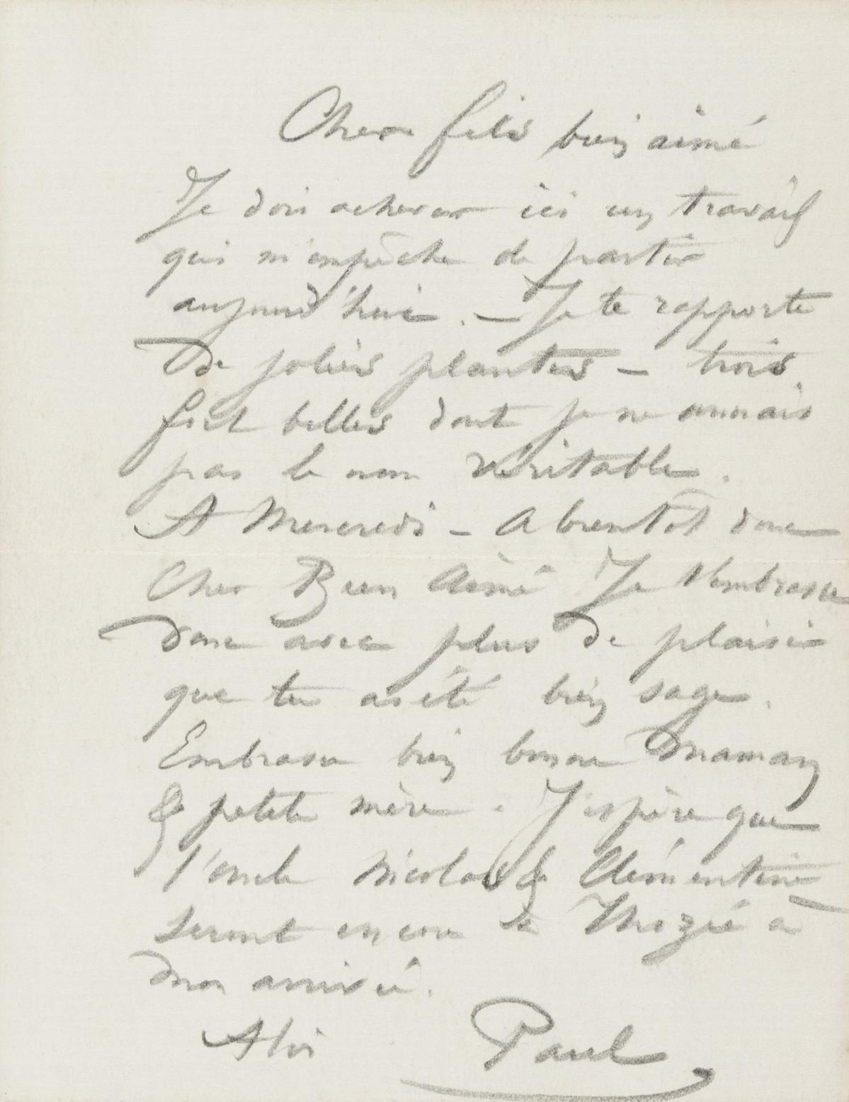 Illustration de la lettre