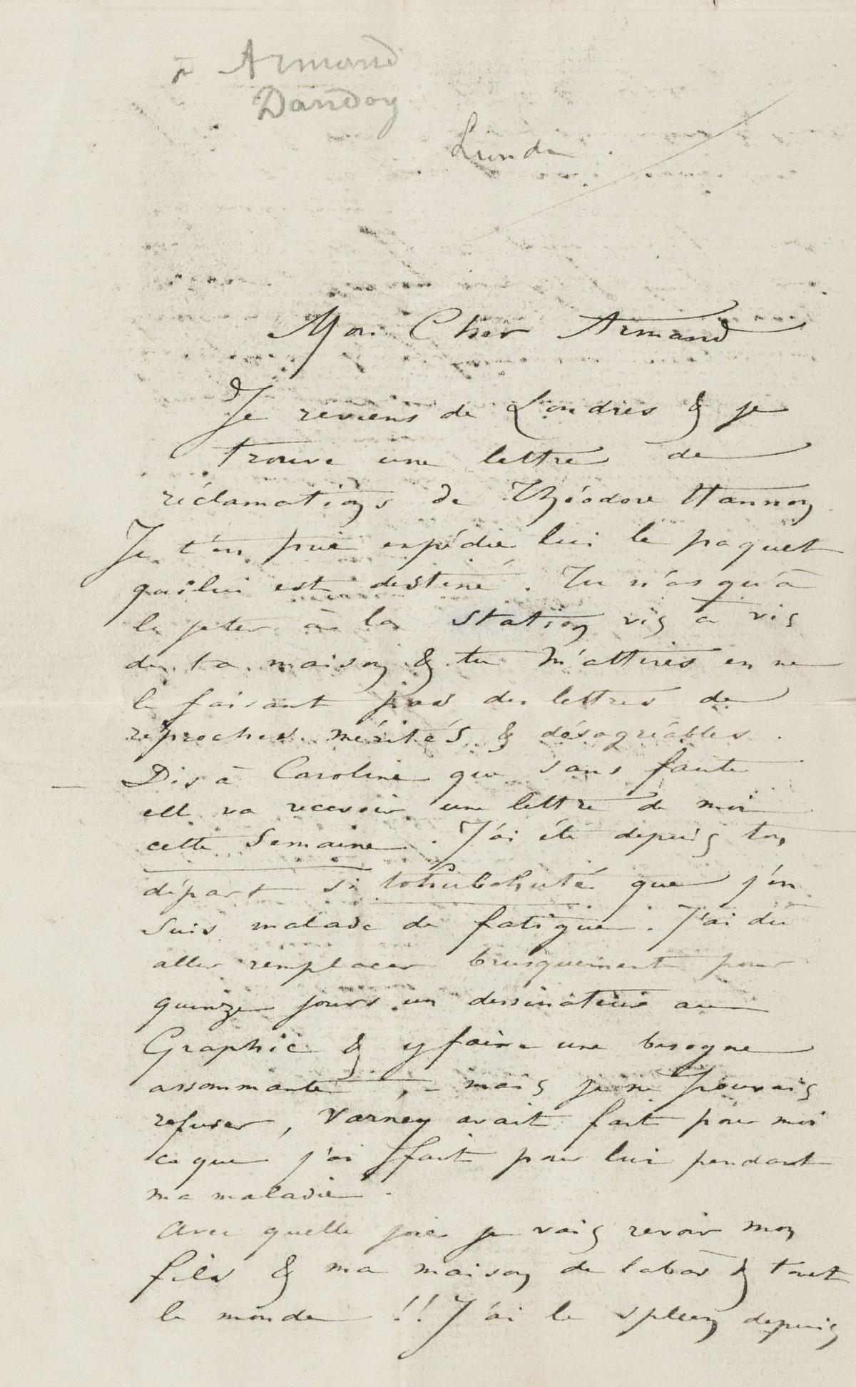 Illustration de la lettre