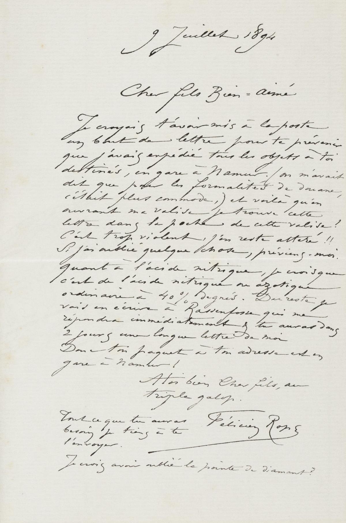 Illustration de la lettre