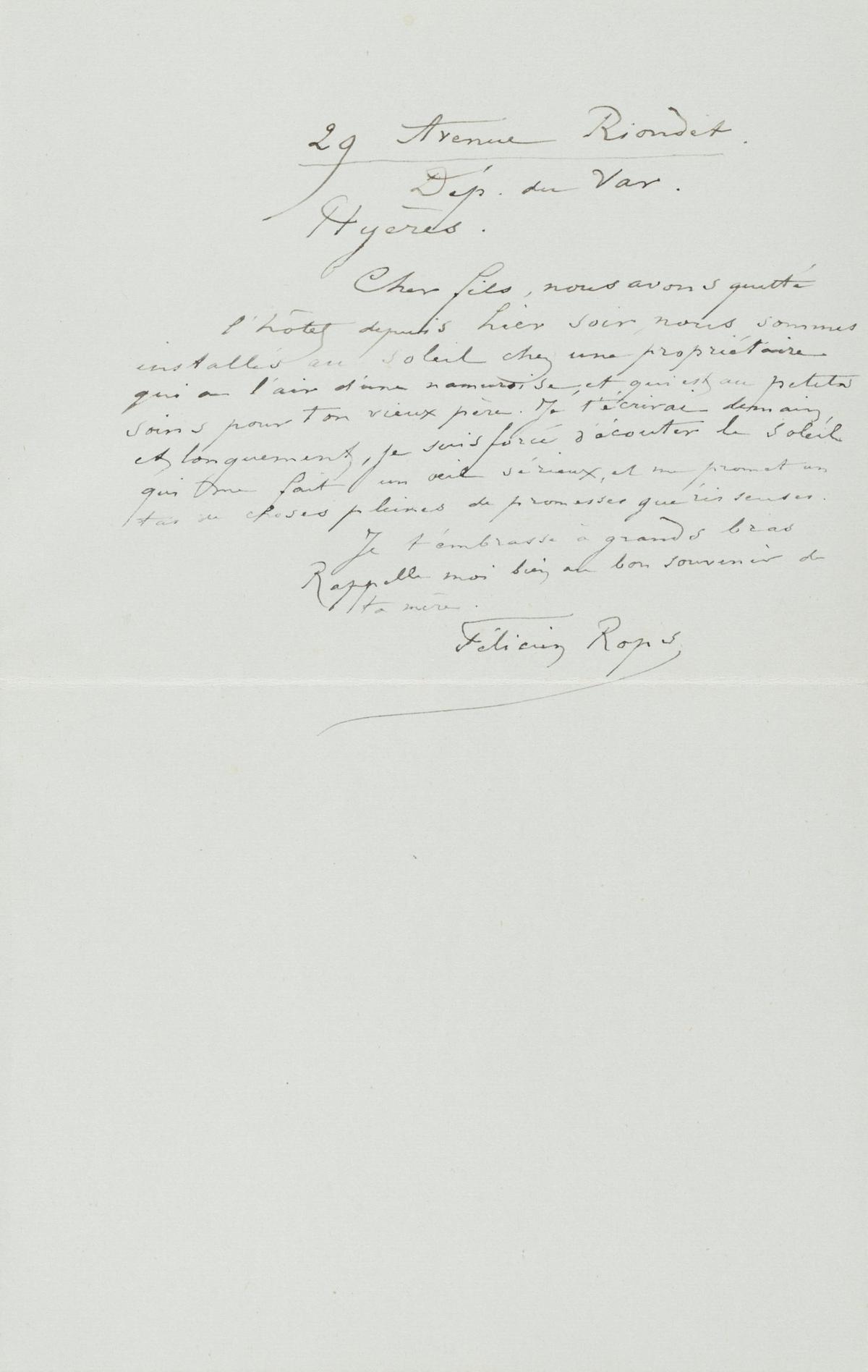 Illustration de la lettre