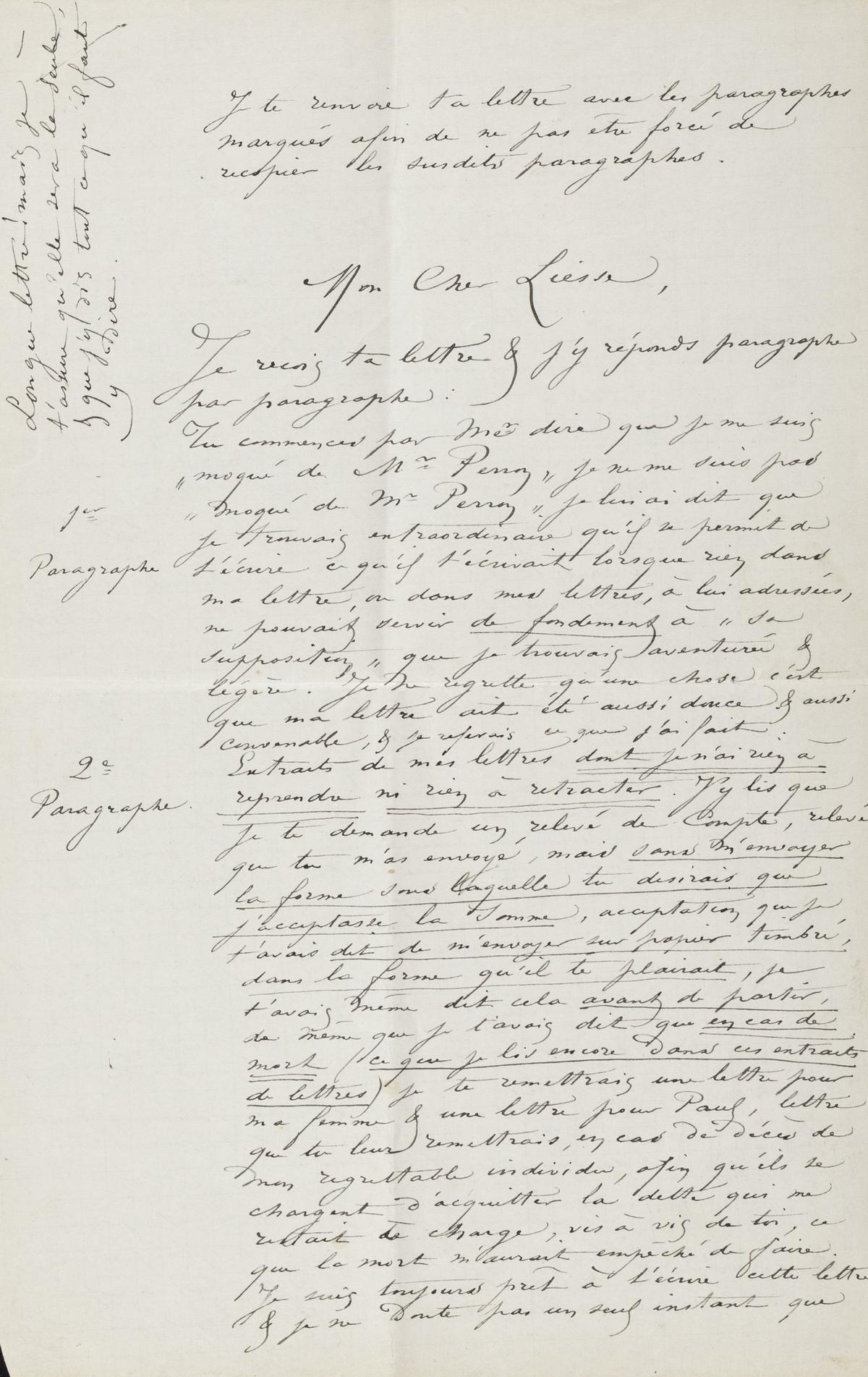 Illustration de la lettre